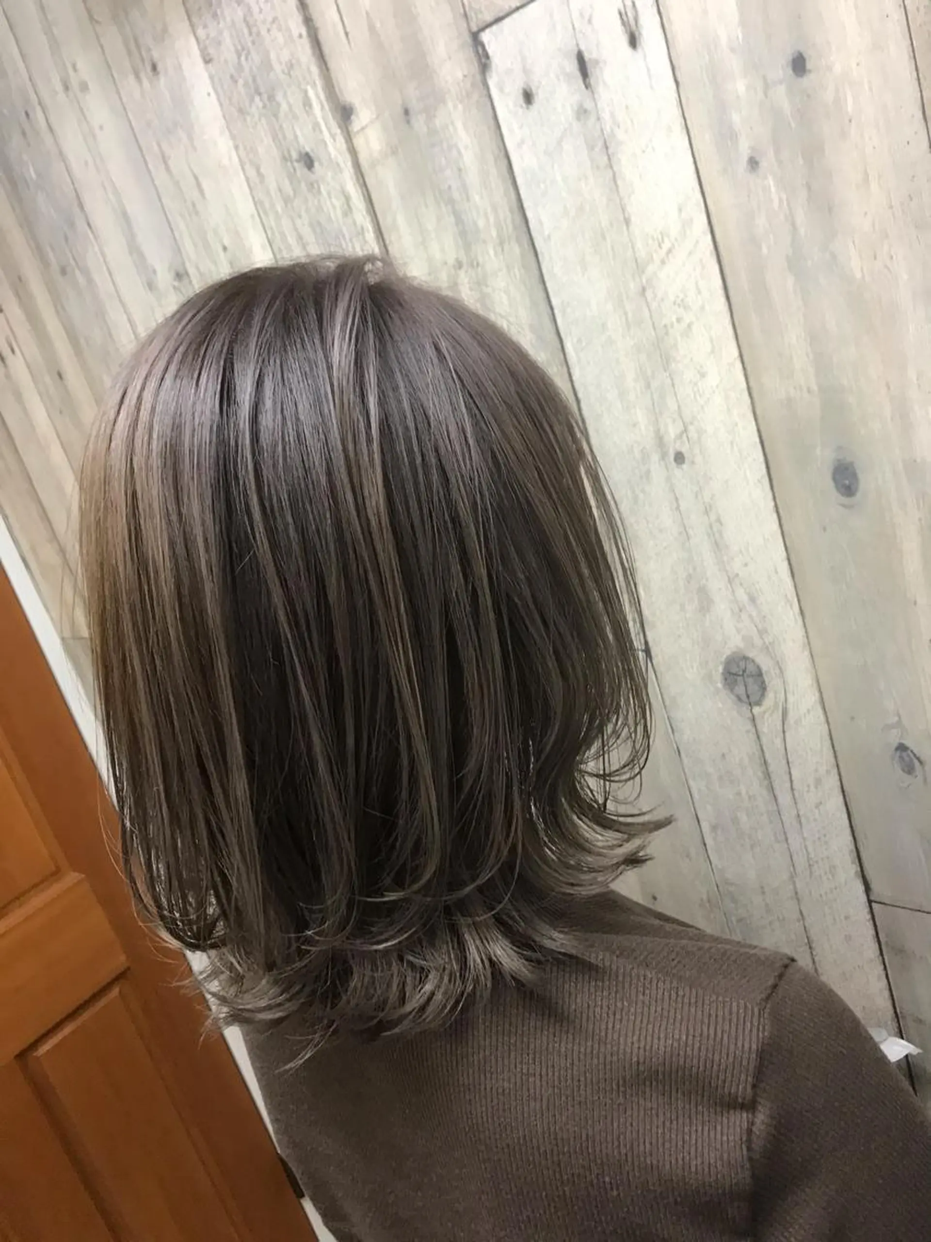 ミディアム カラー パーマ ヘアアレンジ メンズ キッズ グレージュ Forest. -髪質改善-のヘアスタイル