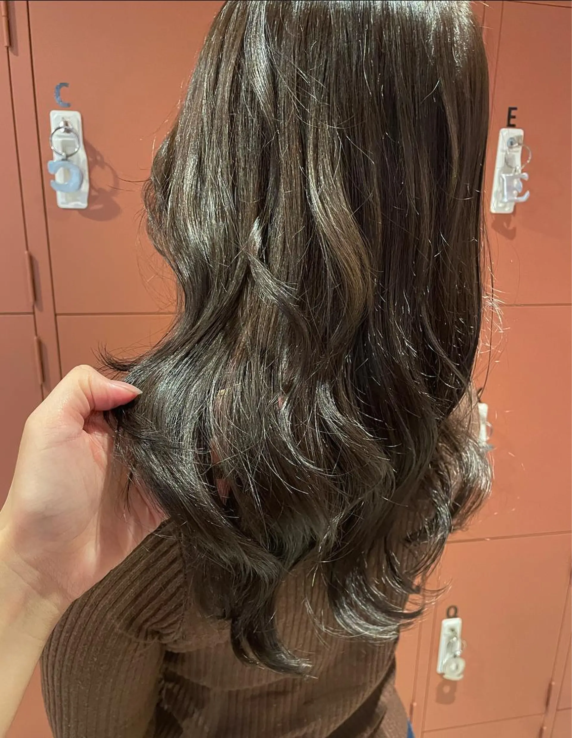 ミディアム カラー ブリーチ 透明感カラー グレージュ ブリーチなしカラー 沖縄/ヘアアレンジ /ナカノのヘアスタイル