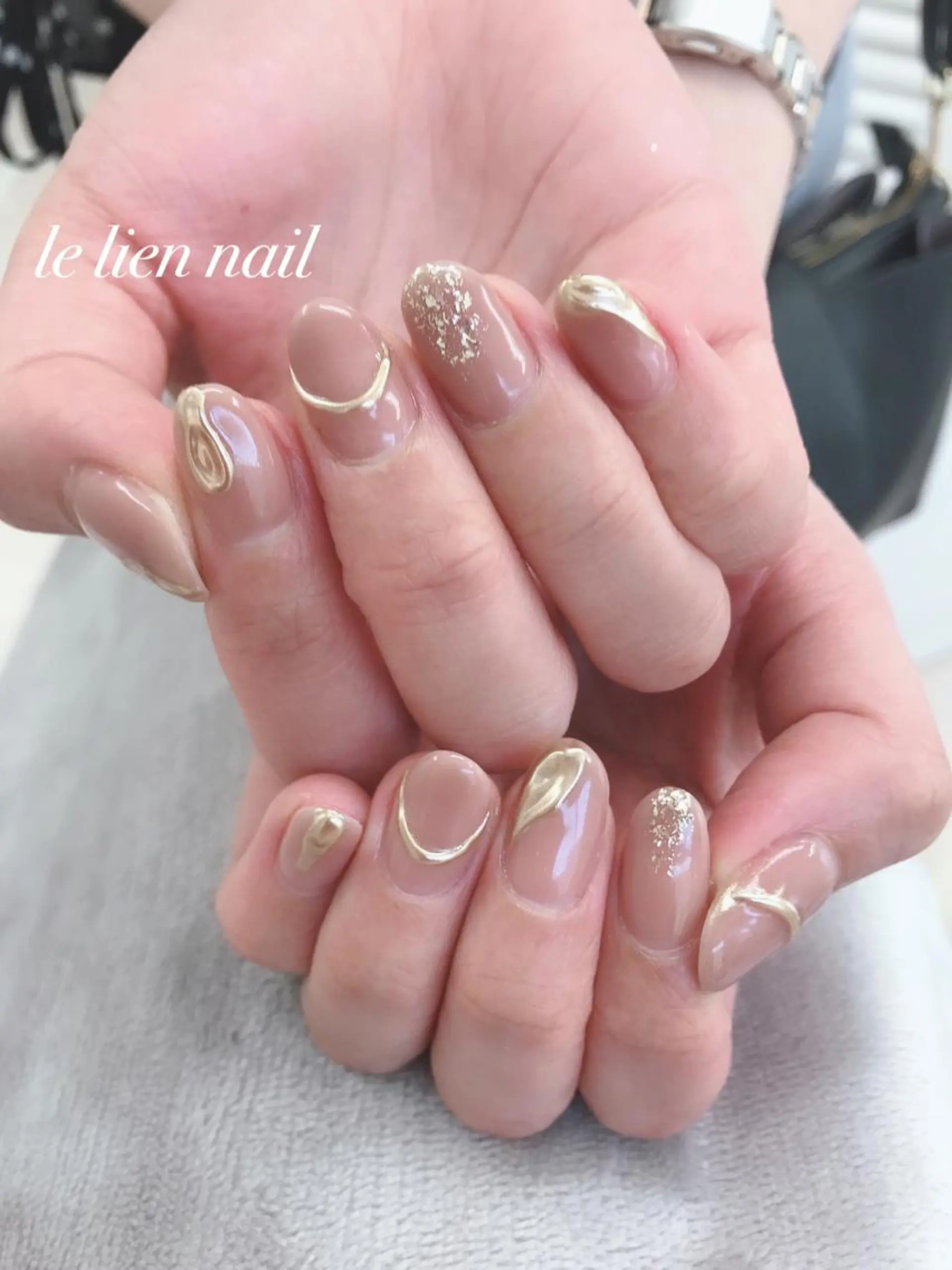 ミディアム le lien nailのネイルデザイン