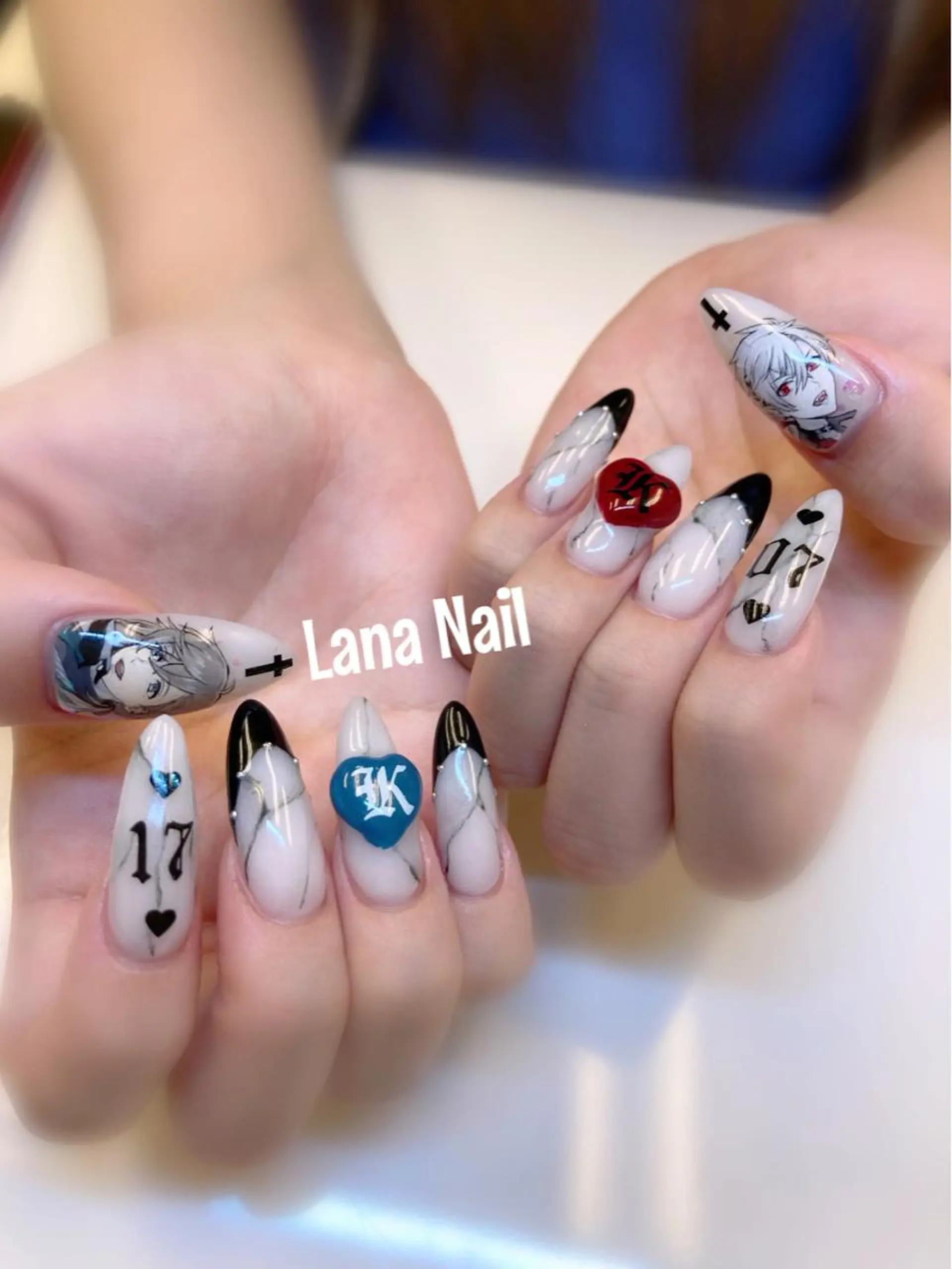 ネイル スカルプネイル Lana Nailのネイルデザイン
