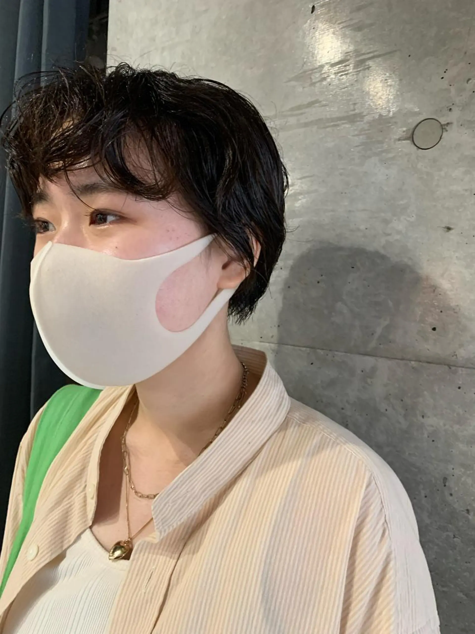 ショート パーマ ボブパーマコテ巻き風 パーマNo1深江秀平のヘアスタイル