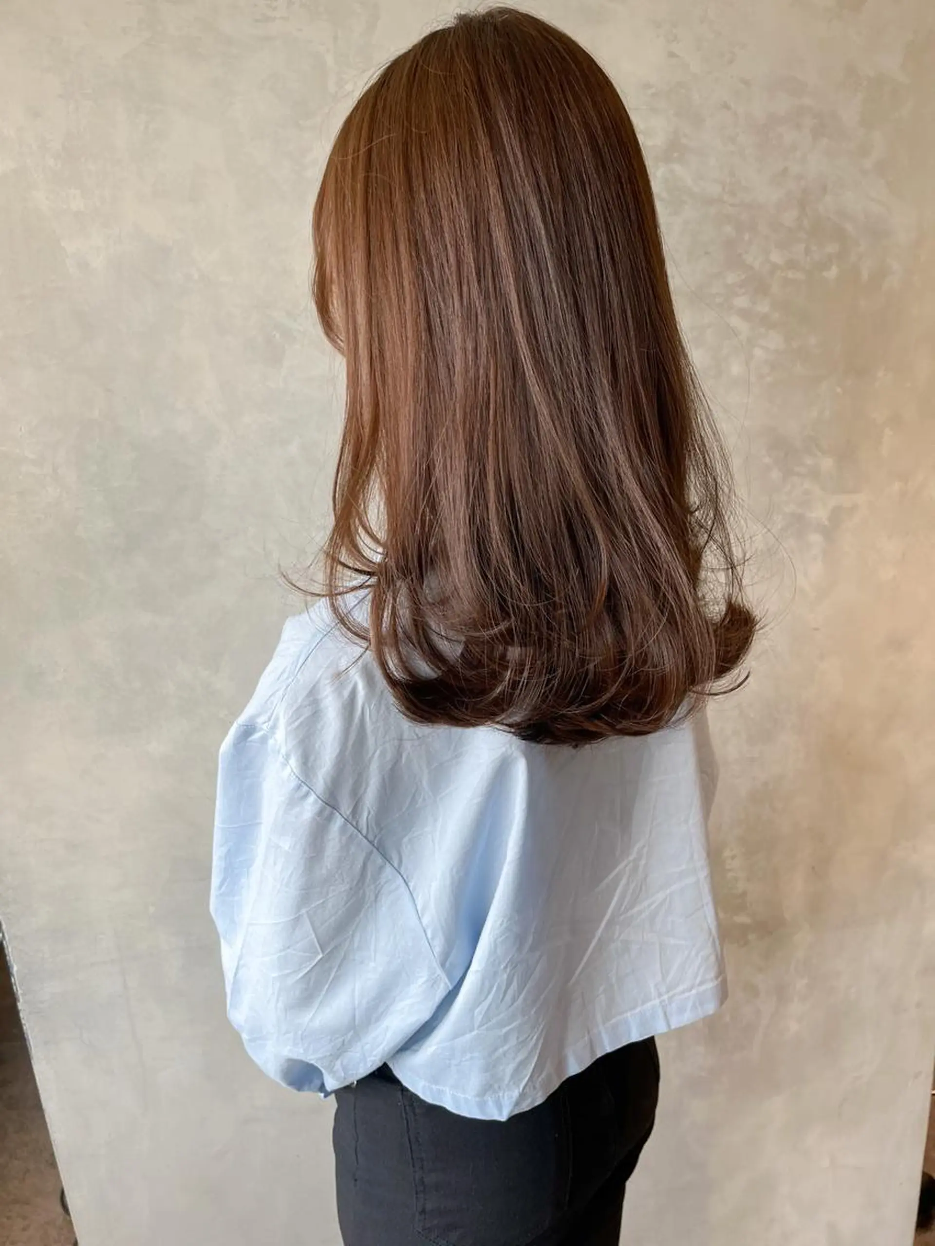ミディアム カラー ブラウンカラー レイヤーカット カット ヘアカラー トリートメント 似合わせ特化🌷 kasumiのヘアスタイル