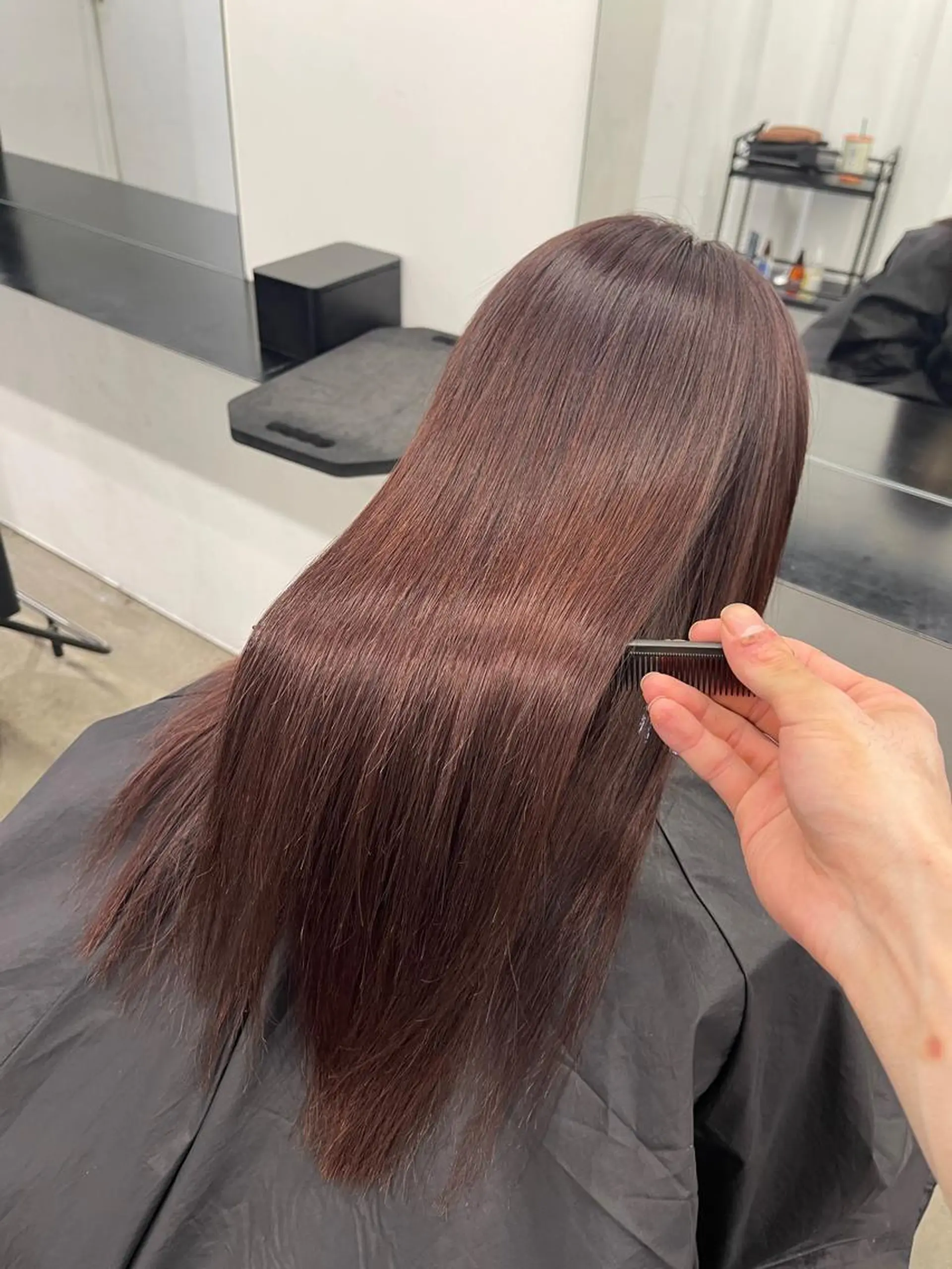 ロング カラー 髪質改善 カット ヘアカラー トリートメント TAKUMI .のヘアスタイル