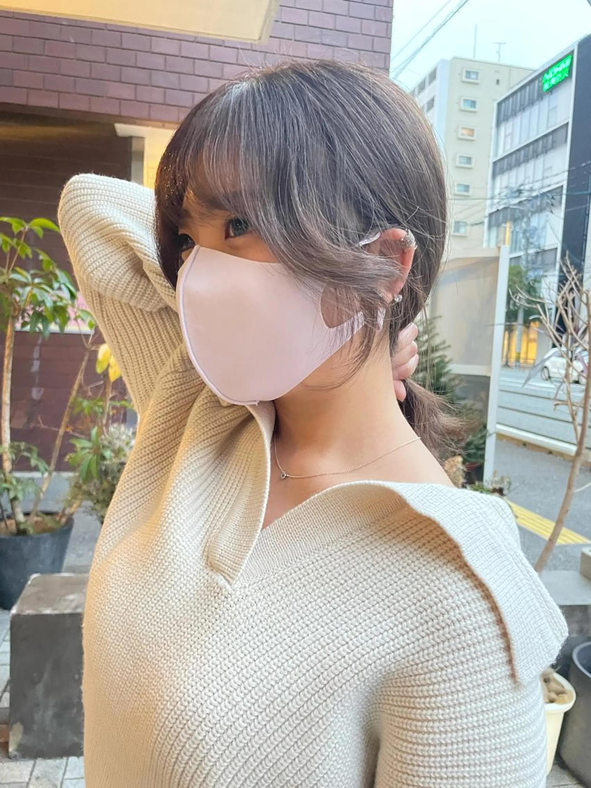 セミロング 顔まわりレイヤー 顔周りカット レイヤーカット 🫧🇰🇷韓国ヘア レイヤー🐺Yutaのヘアスタイル