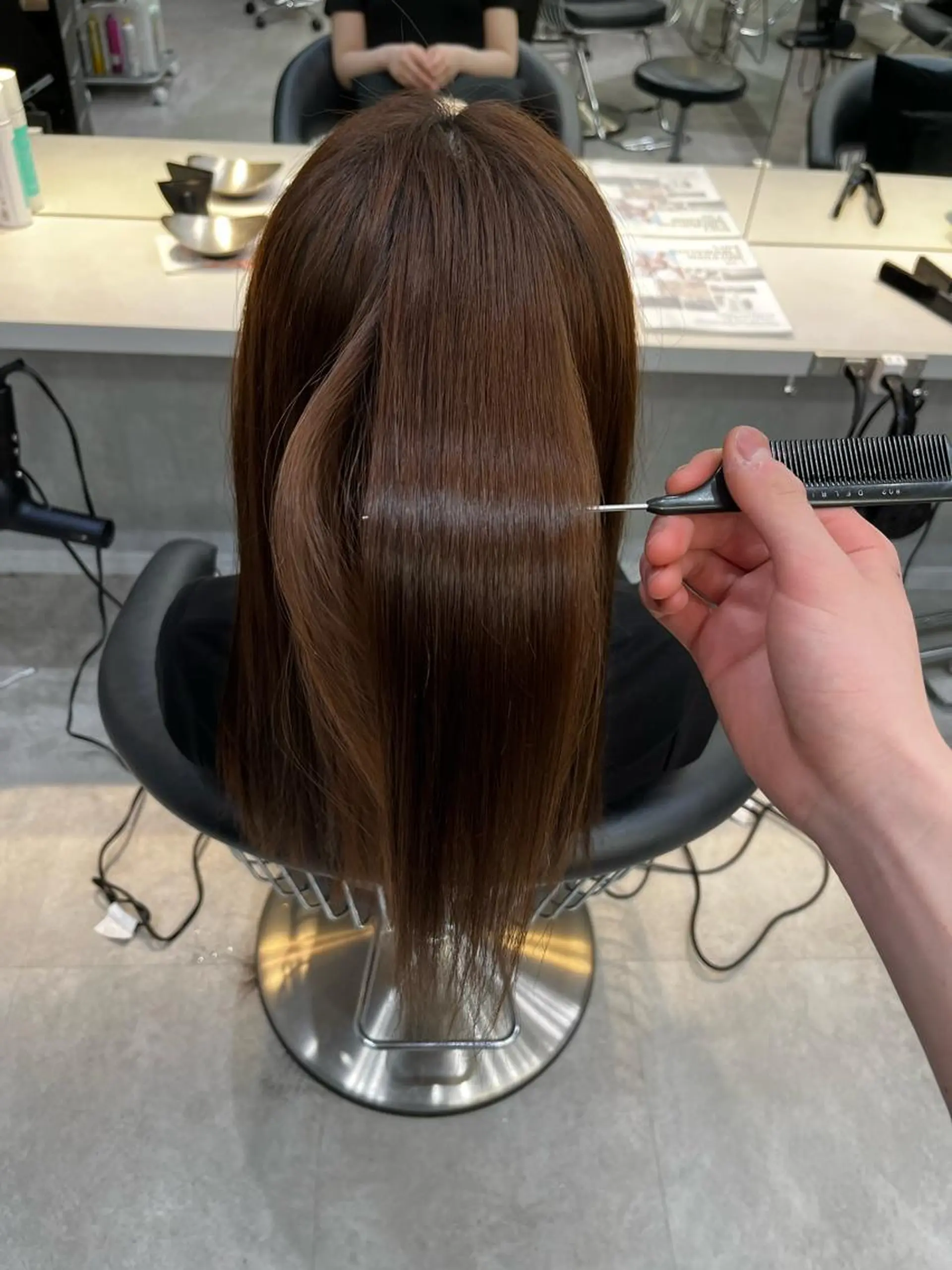 ロング 池袋/似合わせ/縮毛 髪質改善【ugen】のヘアスタイル