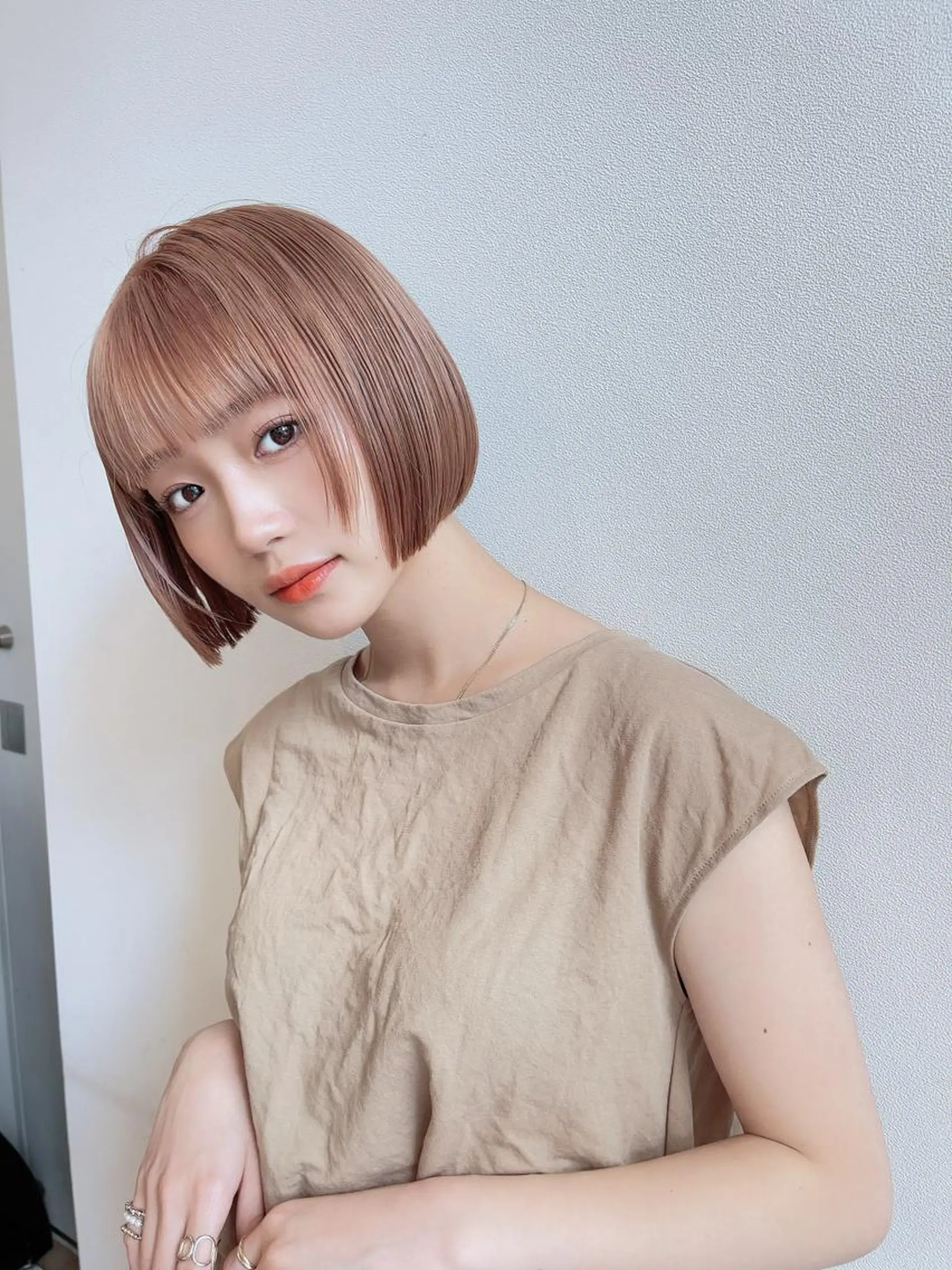 ショート ボブ 巣山 竜一のヘアスタイル