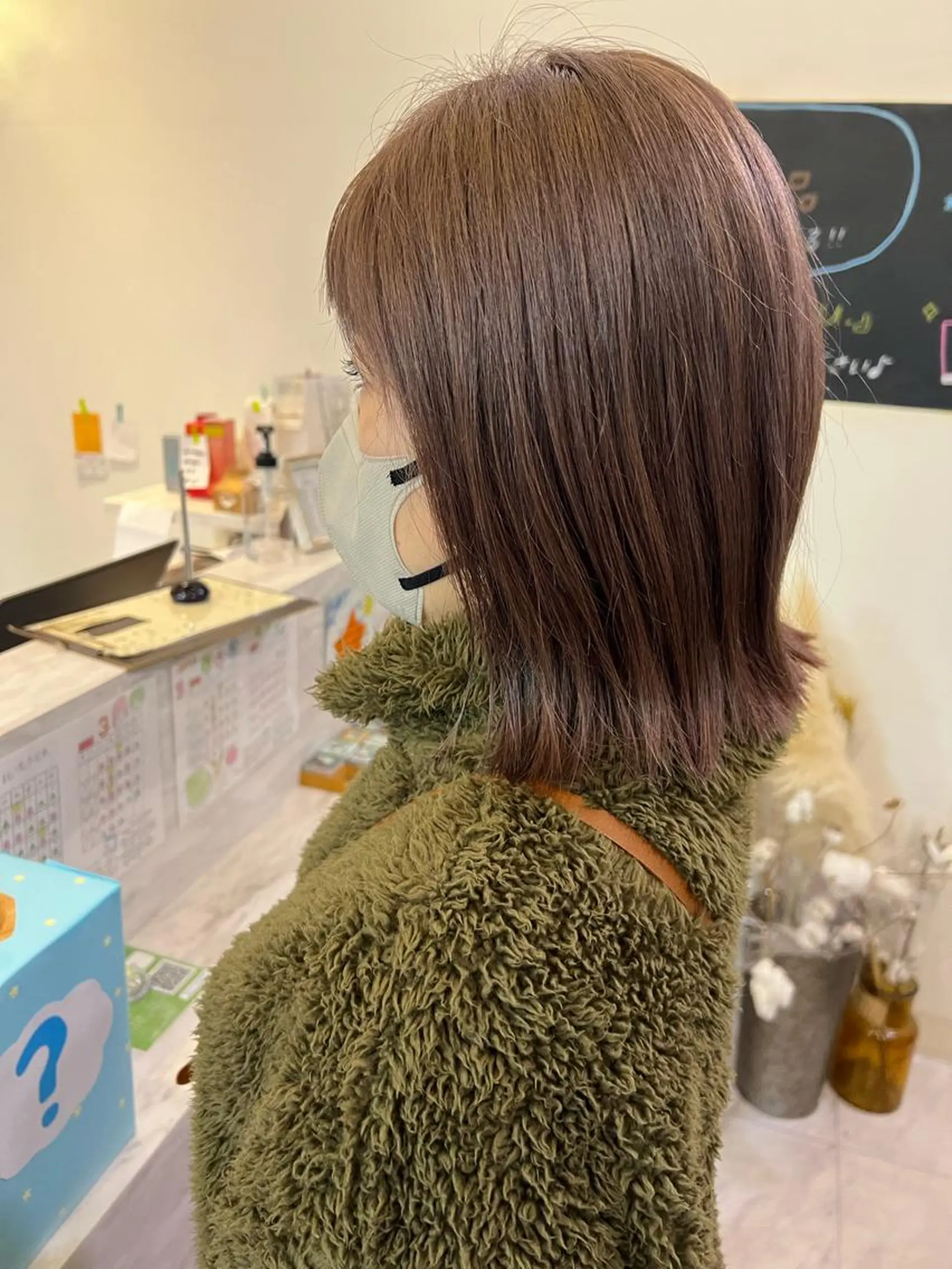 ミディアム カット ヘッドスパ 奥田 葵のヘアスタイル
