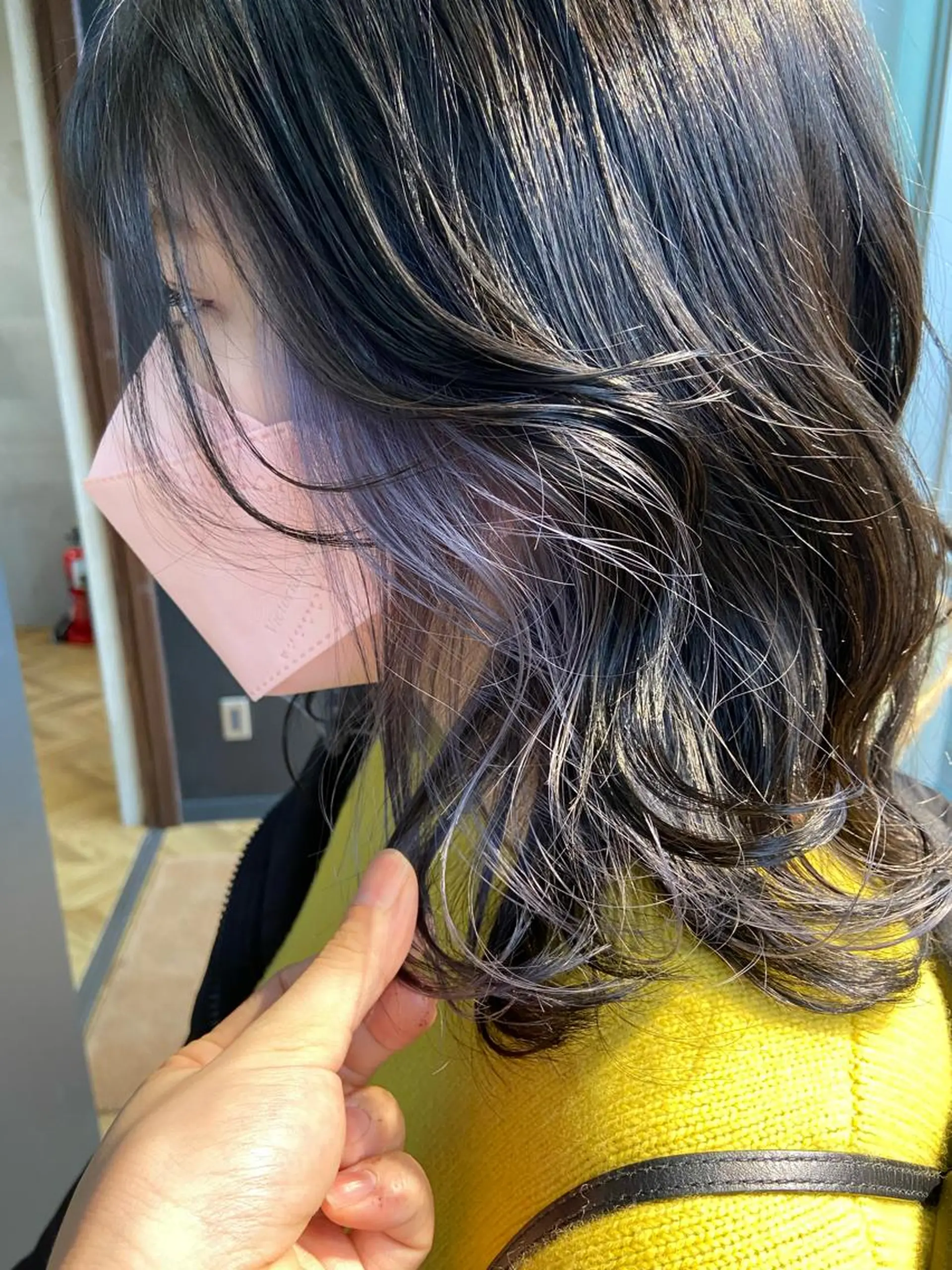 ミディアム カラー カット ヘアカラー トリートメント 髪質改善カラー✨質感 ショート✨石山航のヘアスタイル