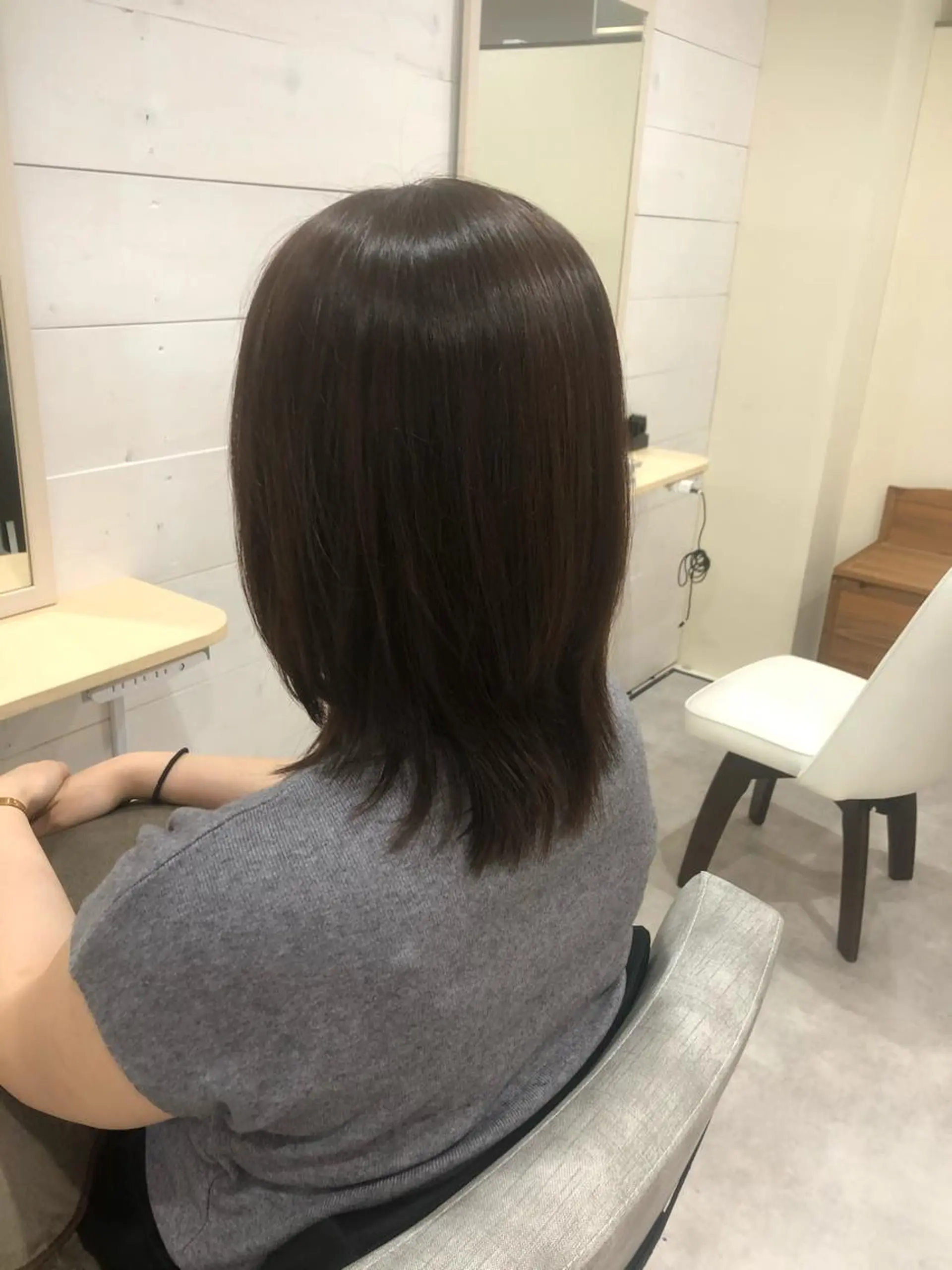 ミディアム カラー 髪質改善 カット ヘアカラー トリートメント 髪質改善専門店 Shomaのヘアスタイル
