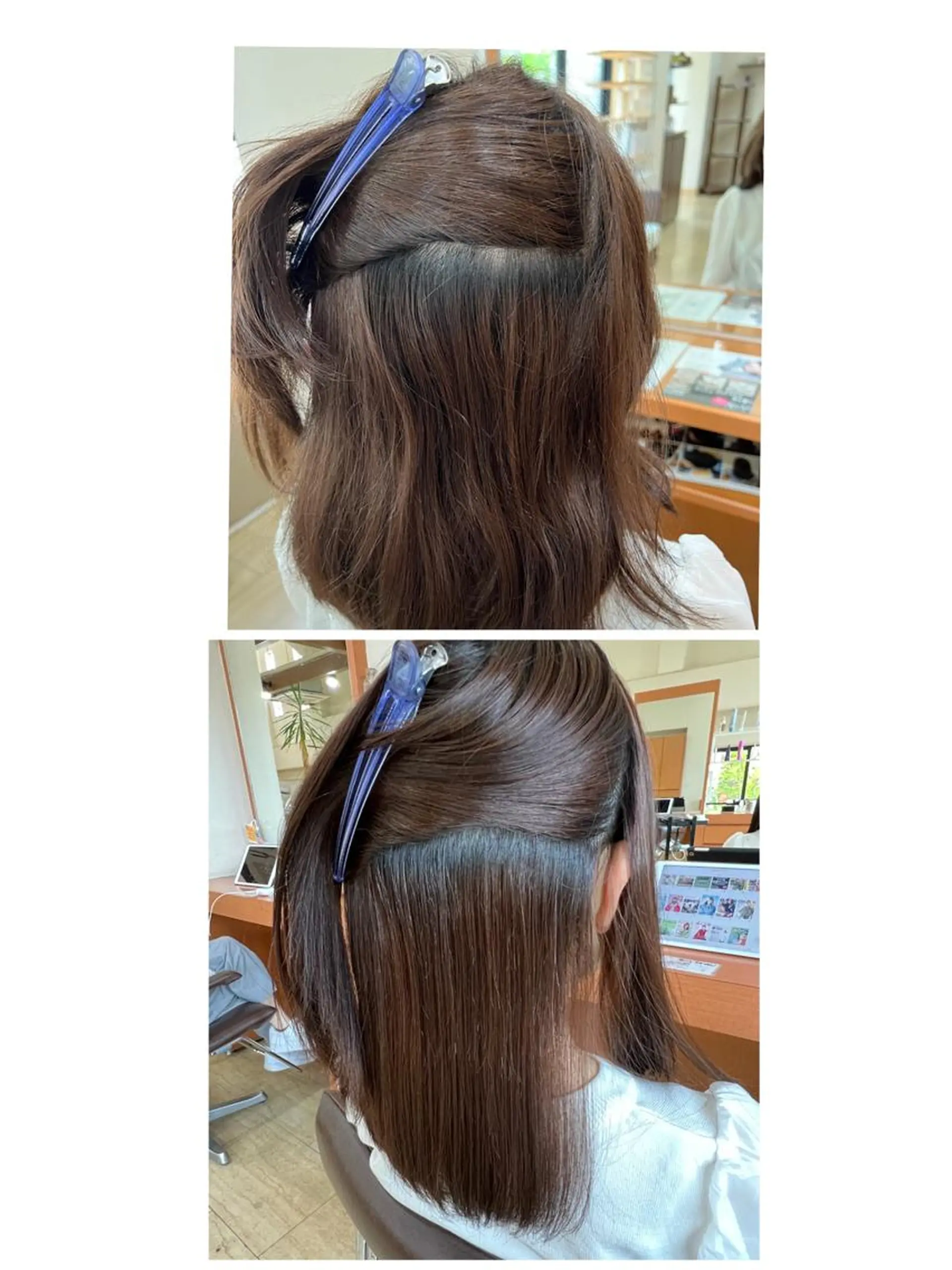 ミディアム カット 縮毛矯正 仕上がり満足度 No.1池田篤史のヘアスタイル