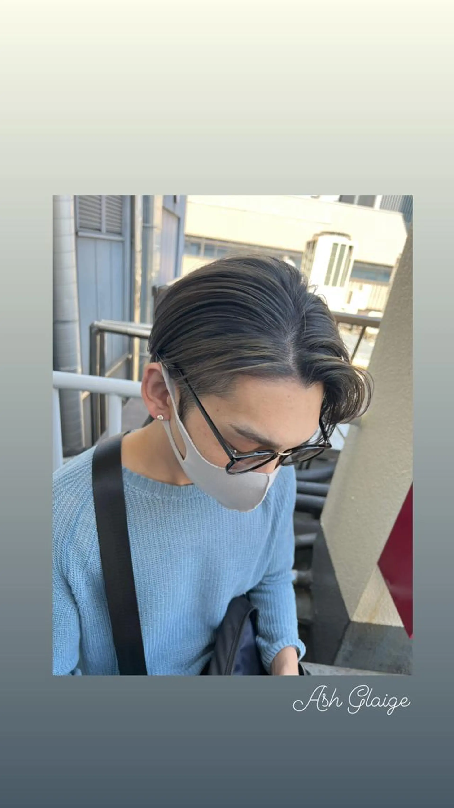 ショート カラー メンズ メンズブリーチ ブリーチ グレージュ ヘッドスパ ハイライト/インナー /ブリーチ/レイヤーのヘアスタイル