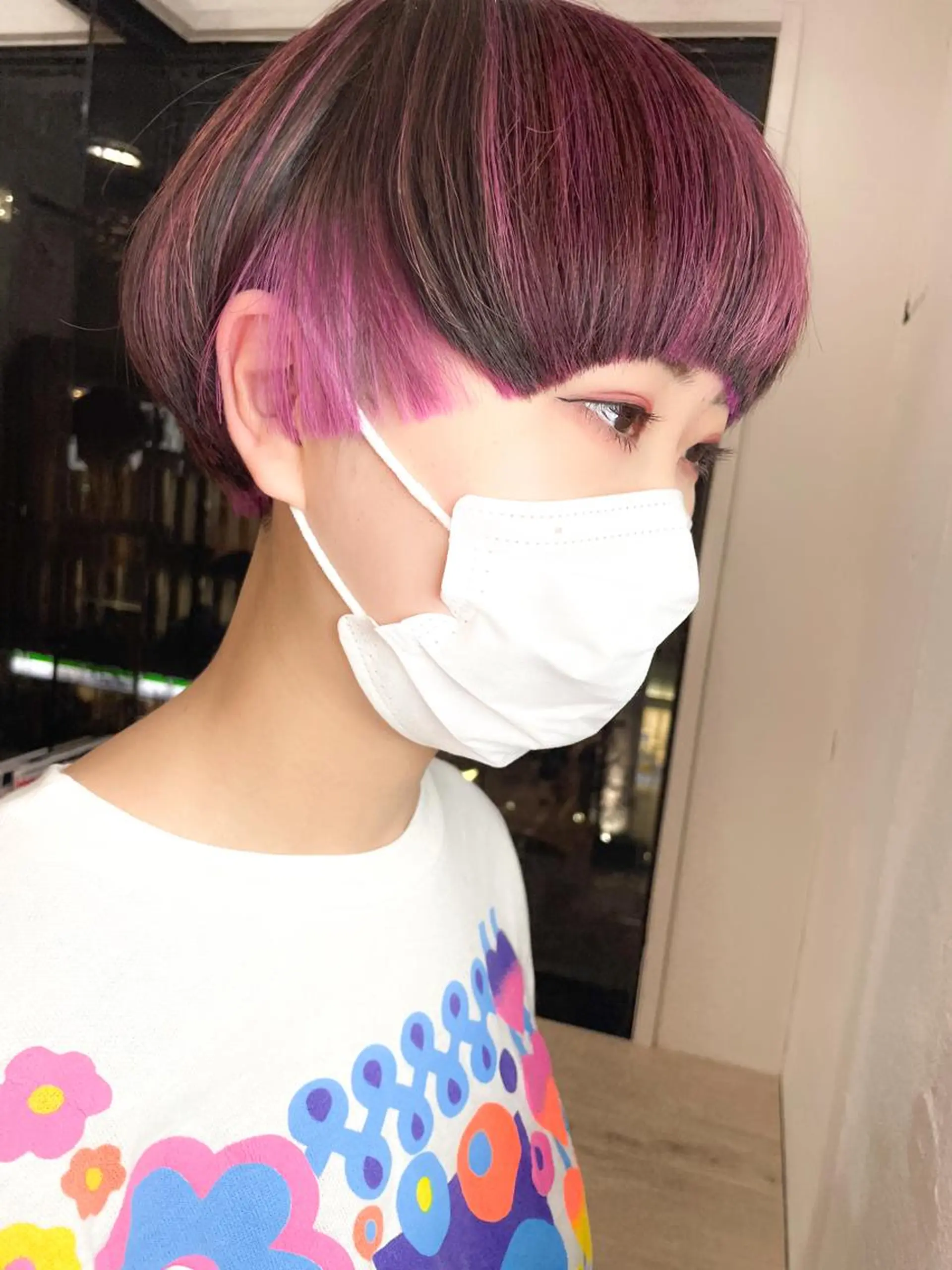 ショート ヘアカラー トリートメント HAIR WORKS HELM所属・ショート✨ボブ✨代表 新田見美仁のヘアスタイル