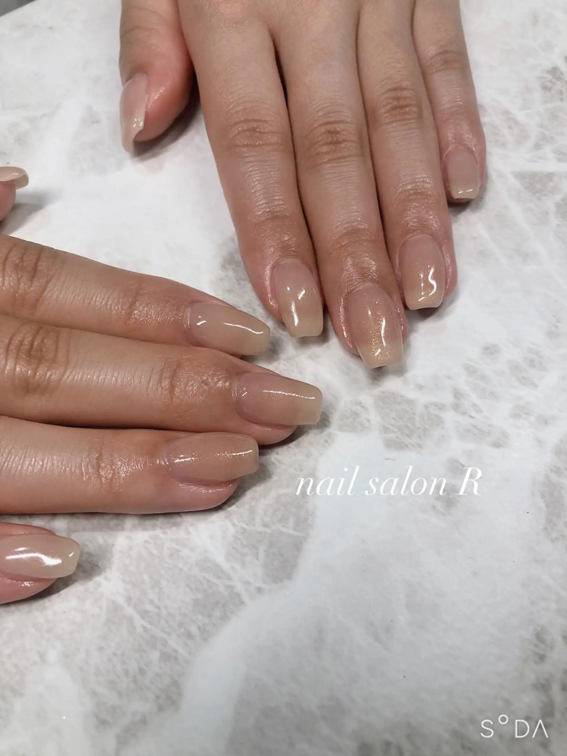 ネイル スクエアネイル nail salon Rのネイルデザイン