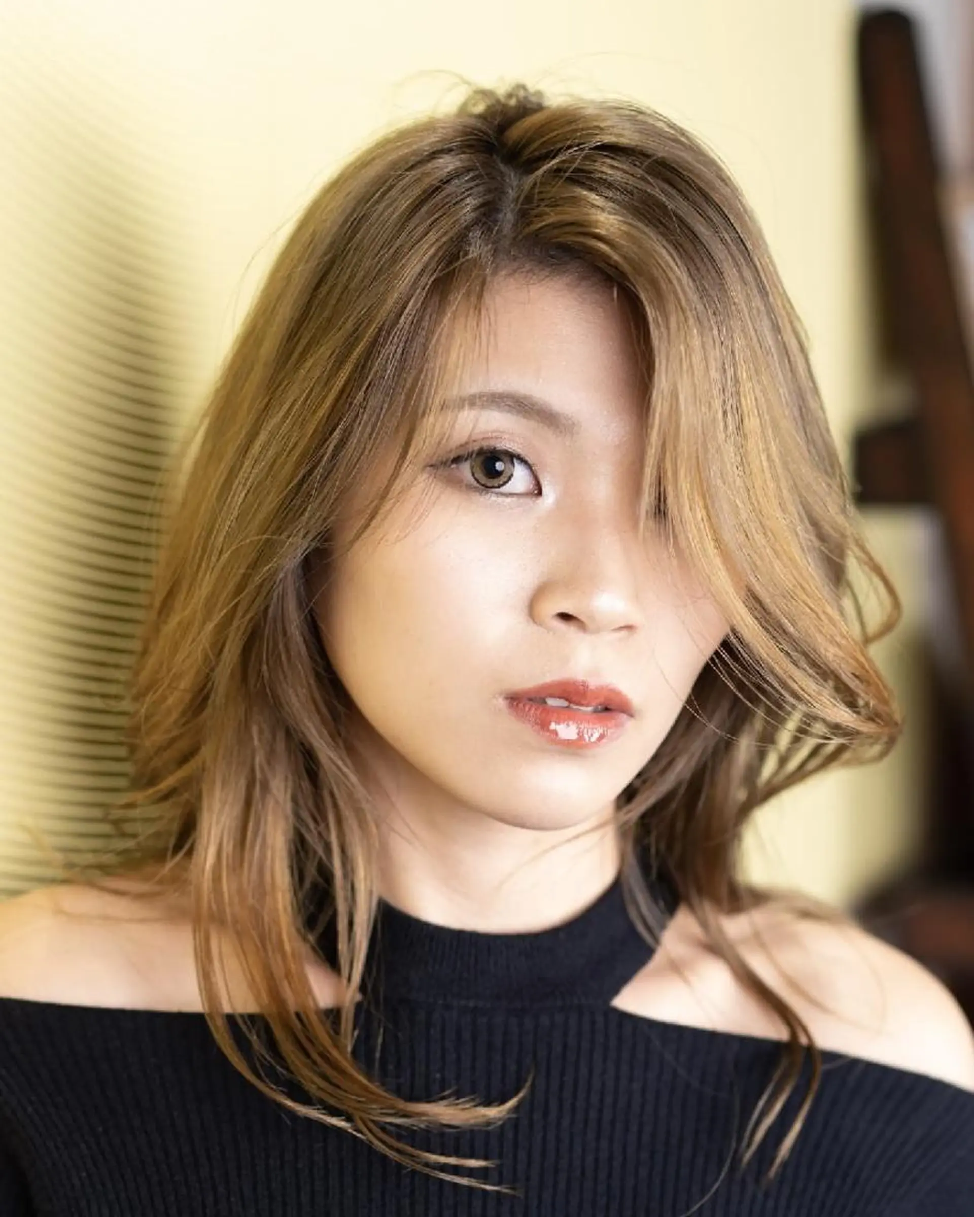 ミディアム カラー 松尾 泰伸のヘアスタイル