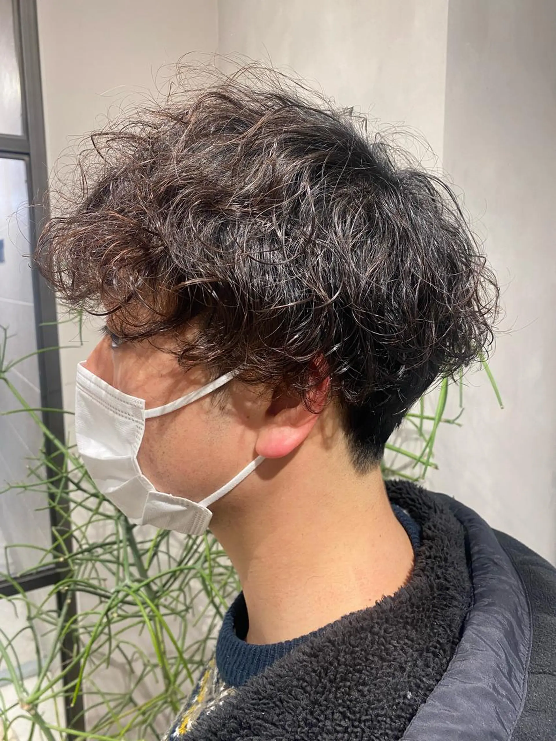 ショート パーマ カット パーマ トリートメント デザインカラー/パー マ🦖外岡咲希🦖のヘアスタイル