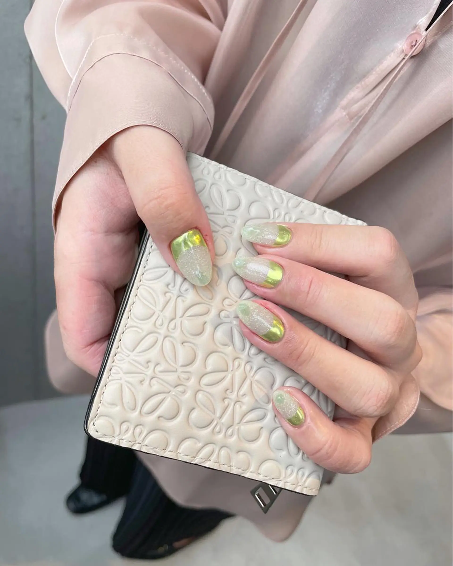 ネイル グリーン jolune nailstudioのネイルデザイン