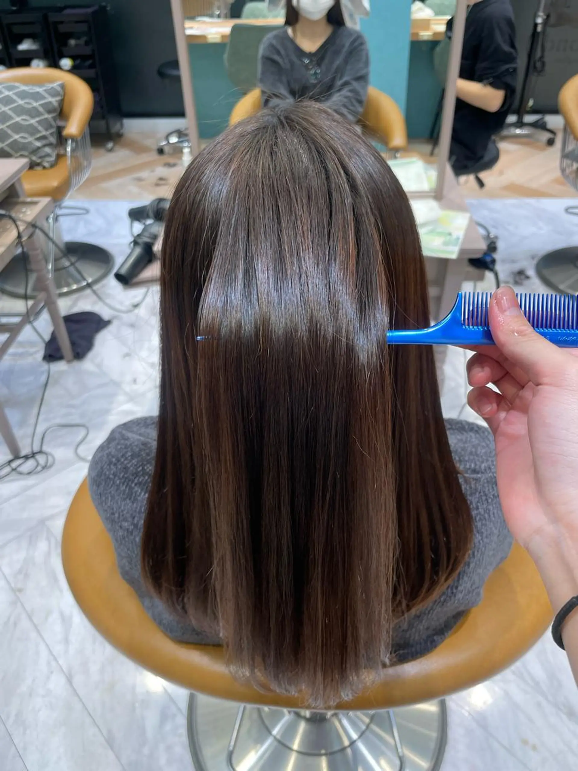 ロング トリートメント 韓国/ハッシュカット /レイヤー🧸‎千純のヘアスタイル