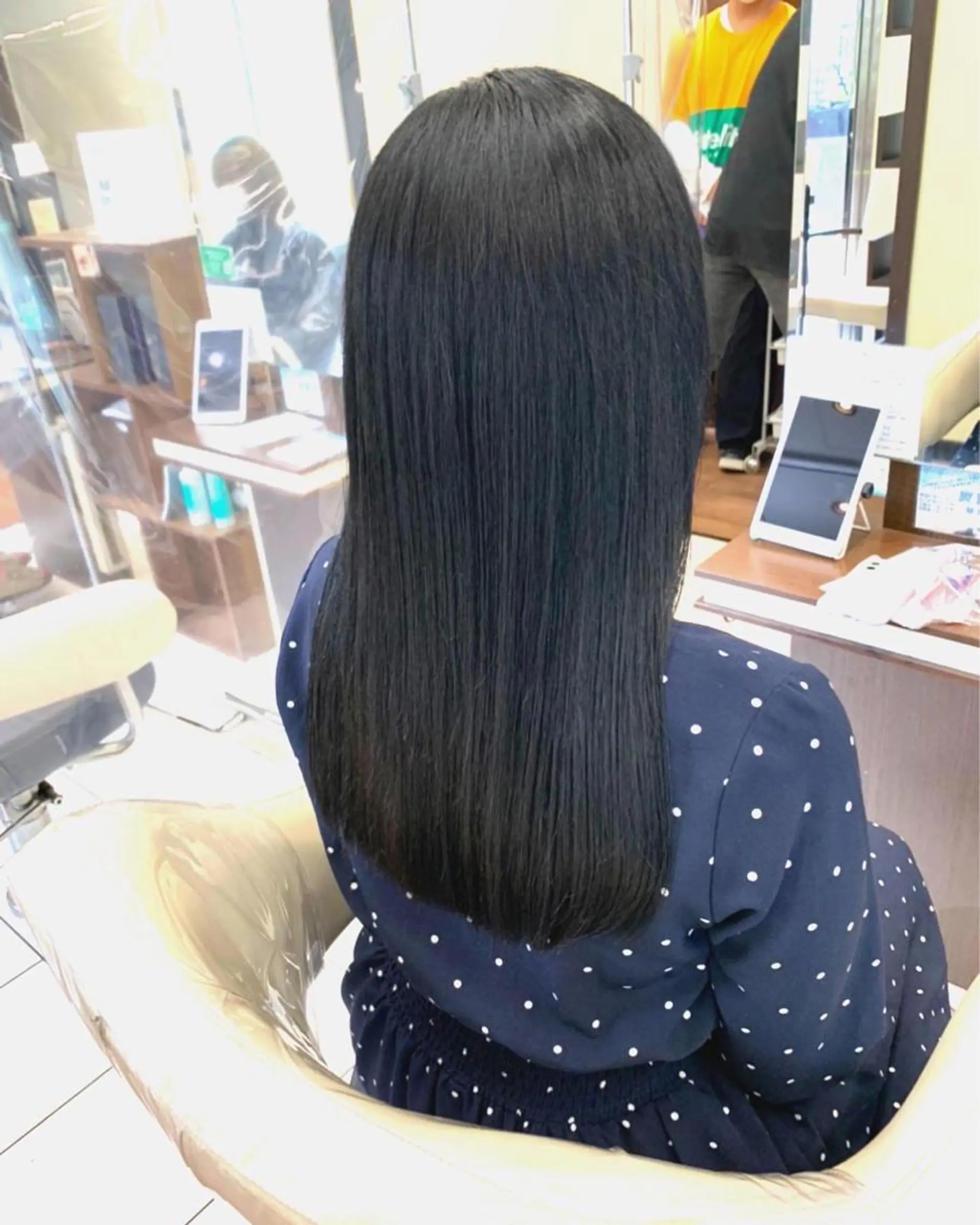 ロング パーマ 縮毛矯正 ヘアカラー 縮毛矯正 トリートメント ブリーチでもできる 縮毛矯正相原慎🌈のヘアスタイル
