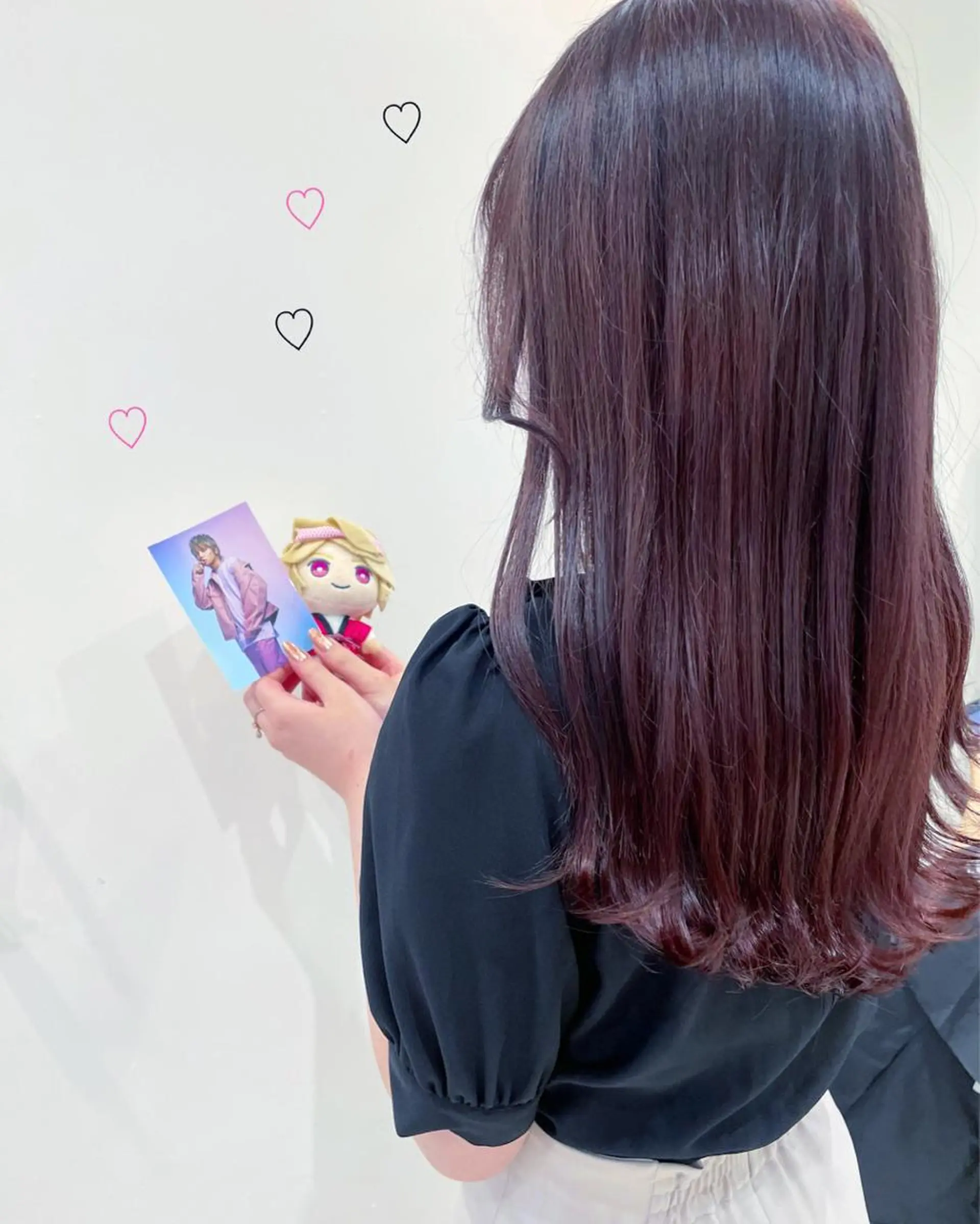 カラー ブリーチ ブラウンカラー ブリーチなしカラー ピンクカラー レッドカラー 新宿駅近♡個室 ♡関口三都季🌜のヘアスタイル
