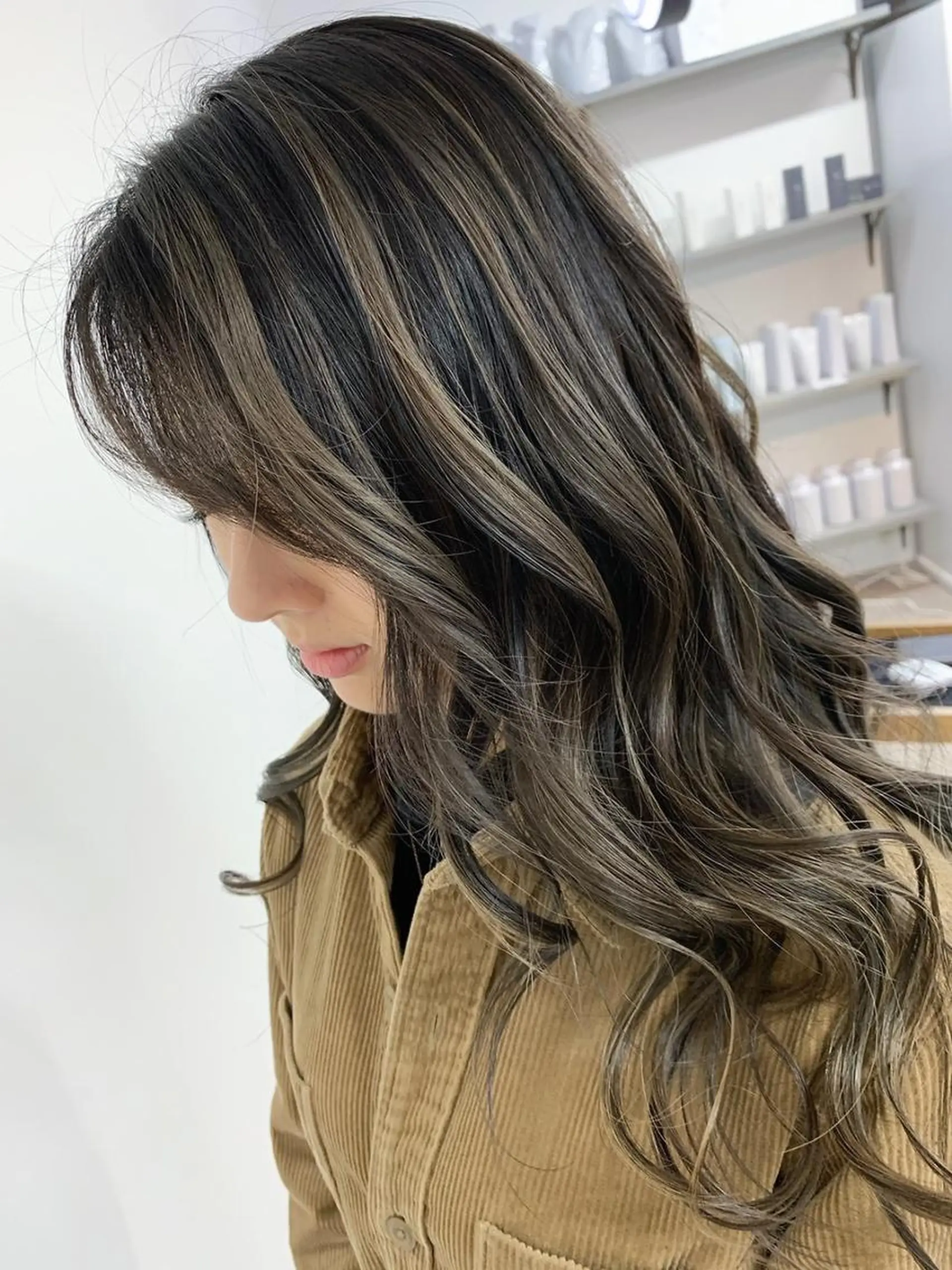 ミディアム 🌿佐山 絵梨佳🌿 Recharme新保のヘアスタイル