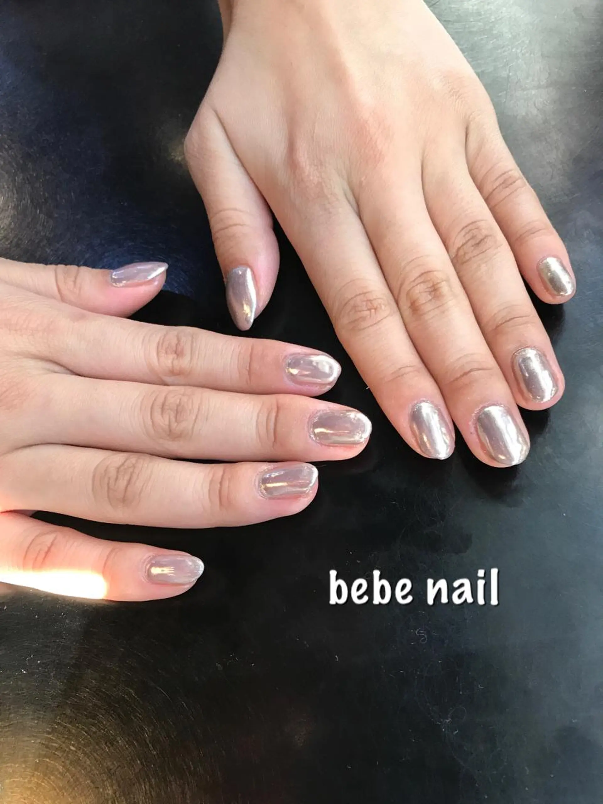 ネイル ミラーネイル ワンカラーネイル Ann nailのネイルデザイン