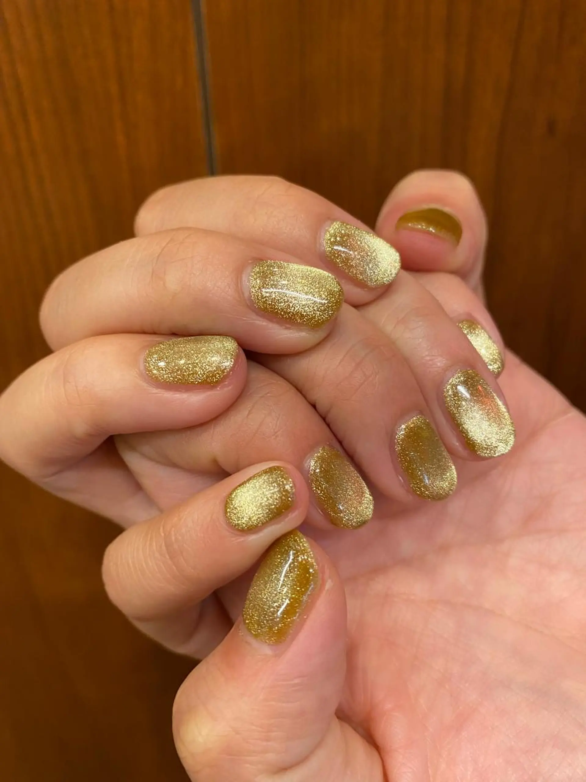 ネイル マグネットネイル 黄色 kagami マイのネイルデザイン