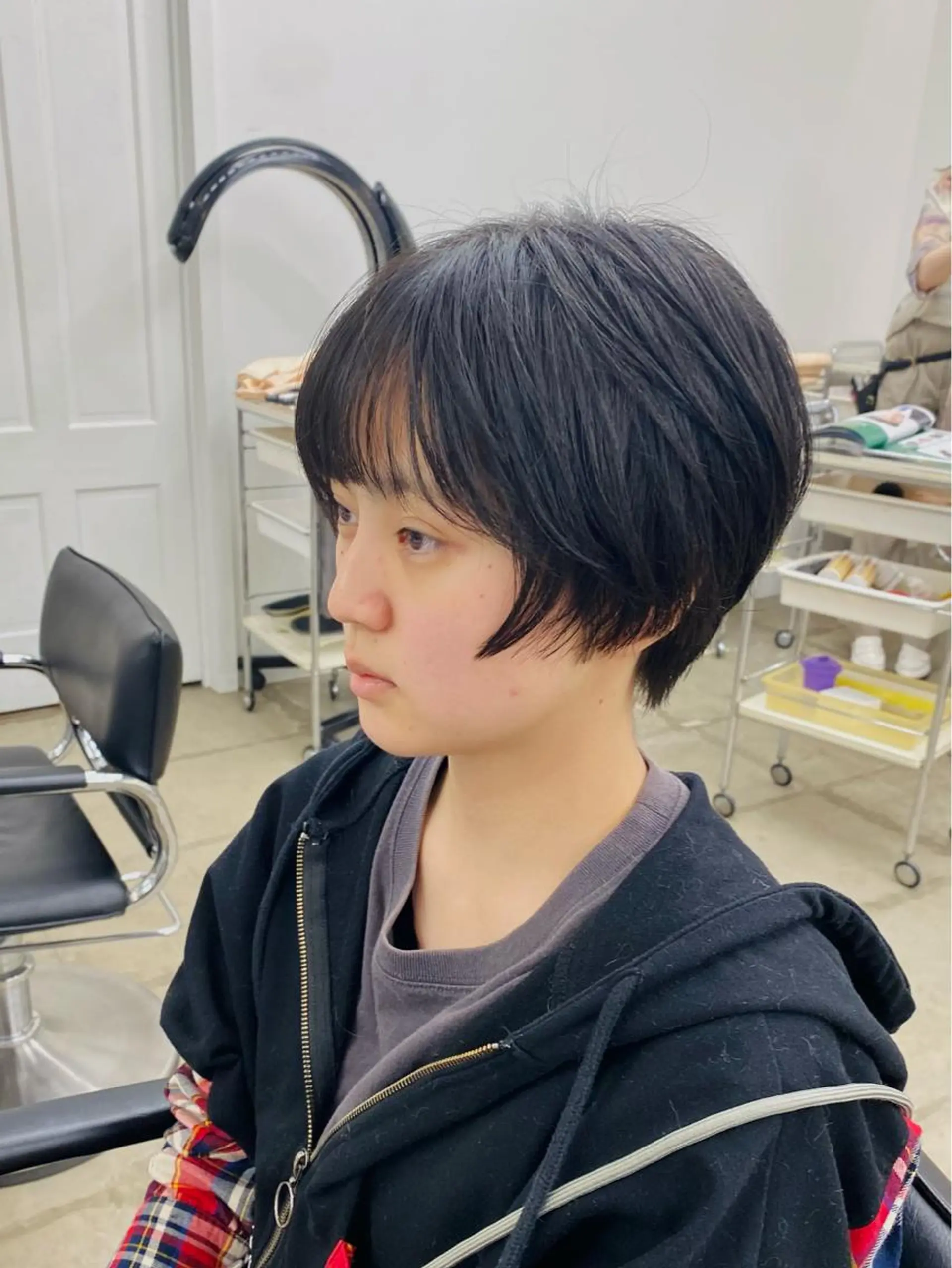 ショート ショートヘア サトウ リョウのヘアスタイル