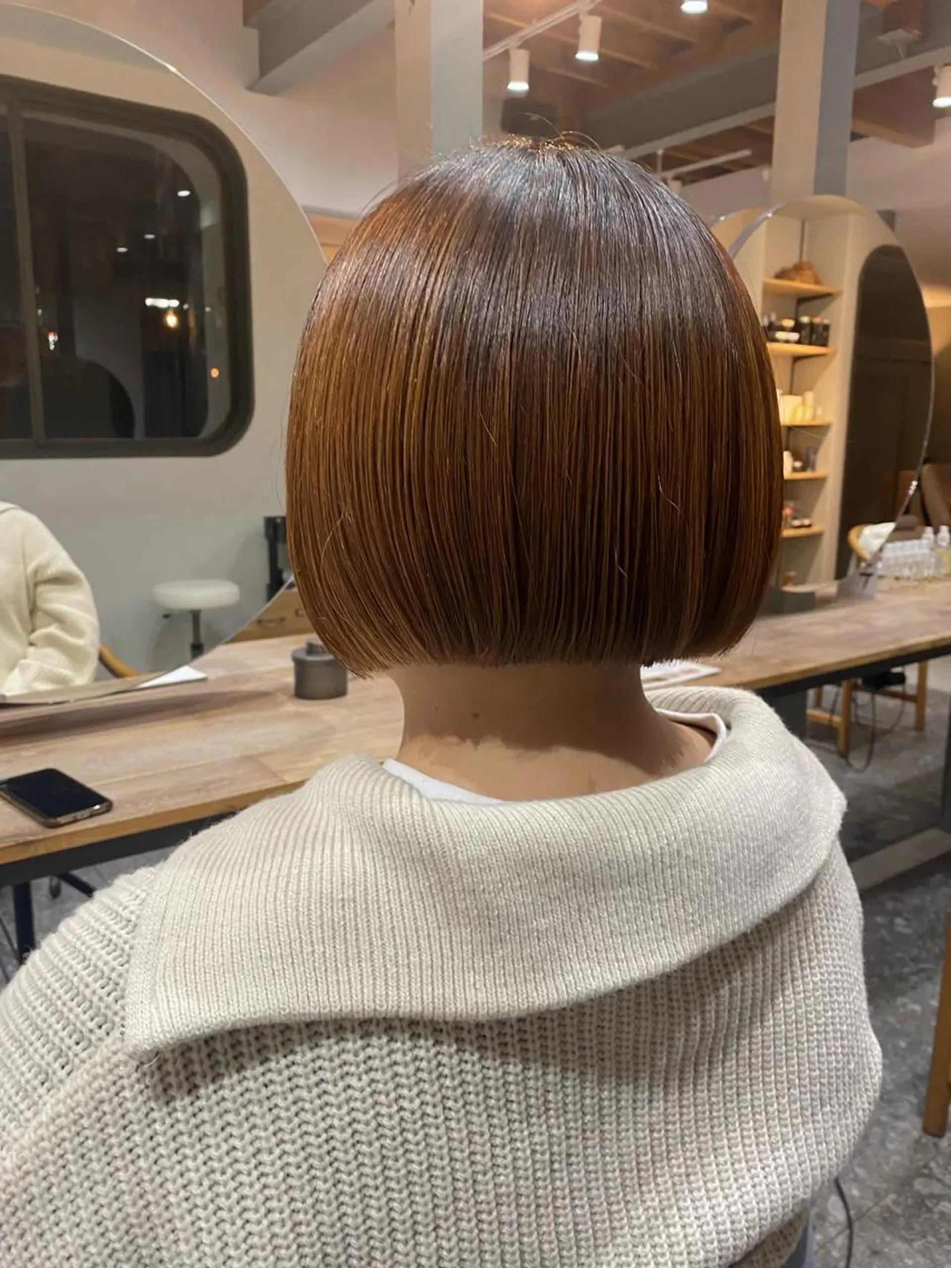 ショート ボブ ムナカタ アカリのヘアスタイル