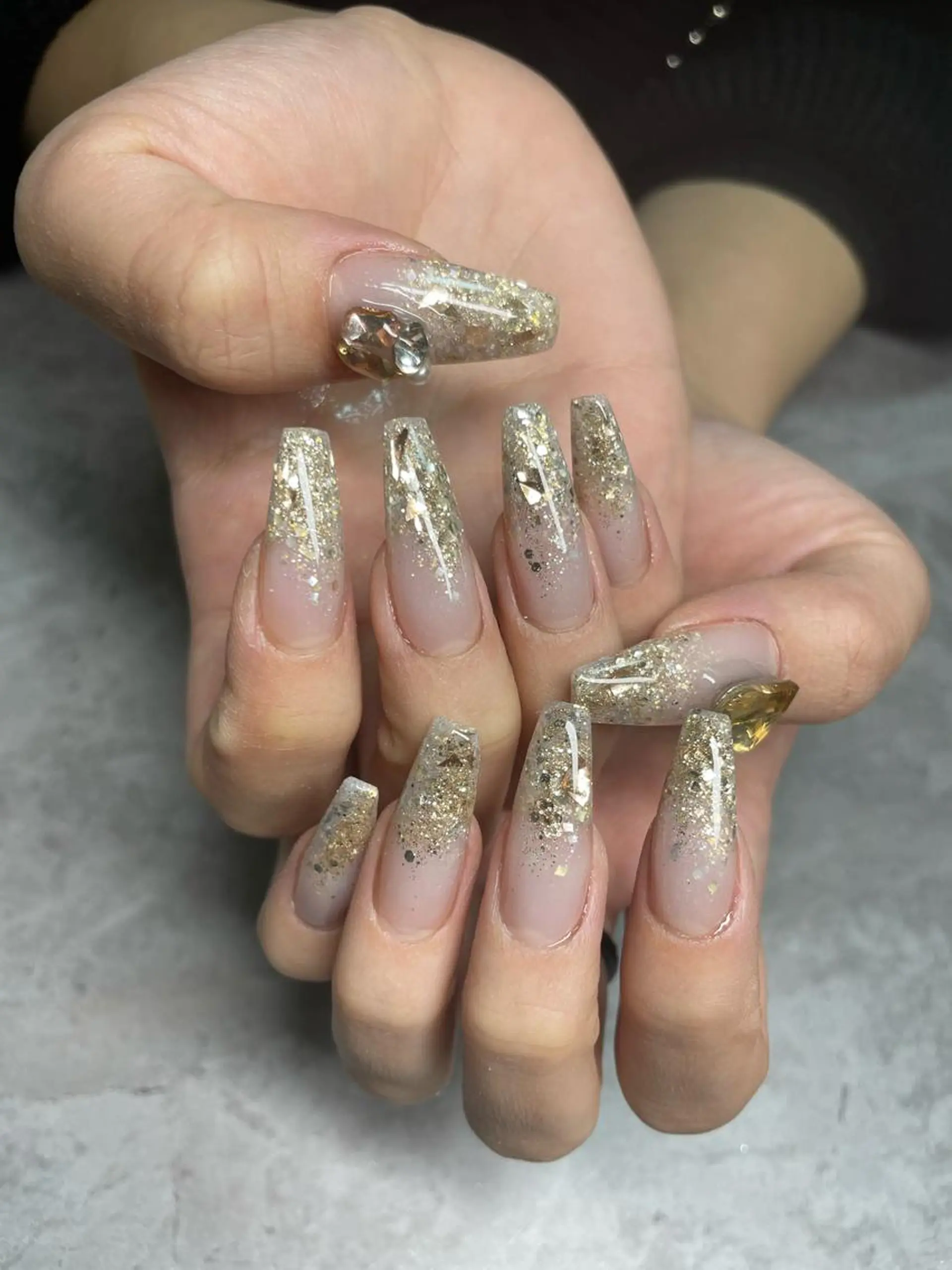 ネイル スカルプネイル YUNA FUKUDAのネイルデザイン