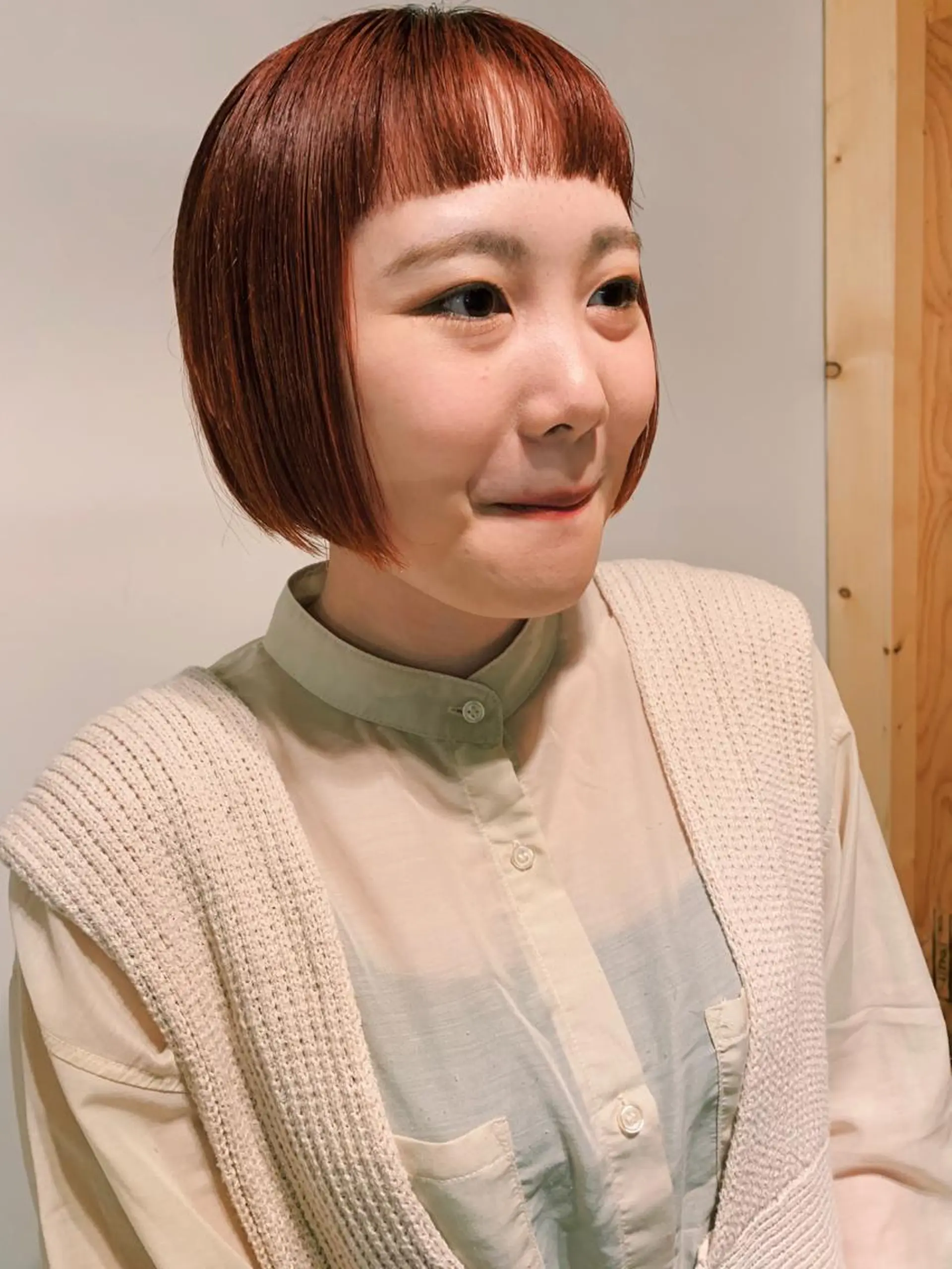 ショート カラー ボブ カット ヘアカラー トリートメント tension 【テンション】のヘアスタイル