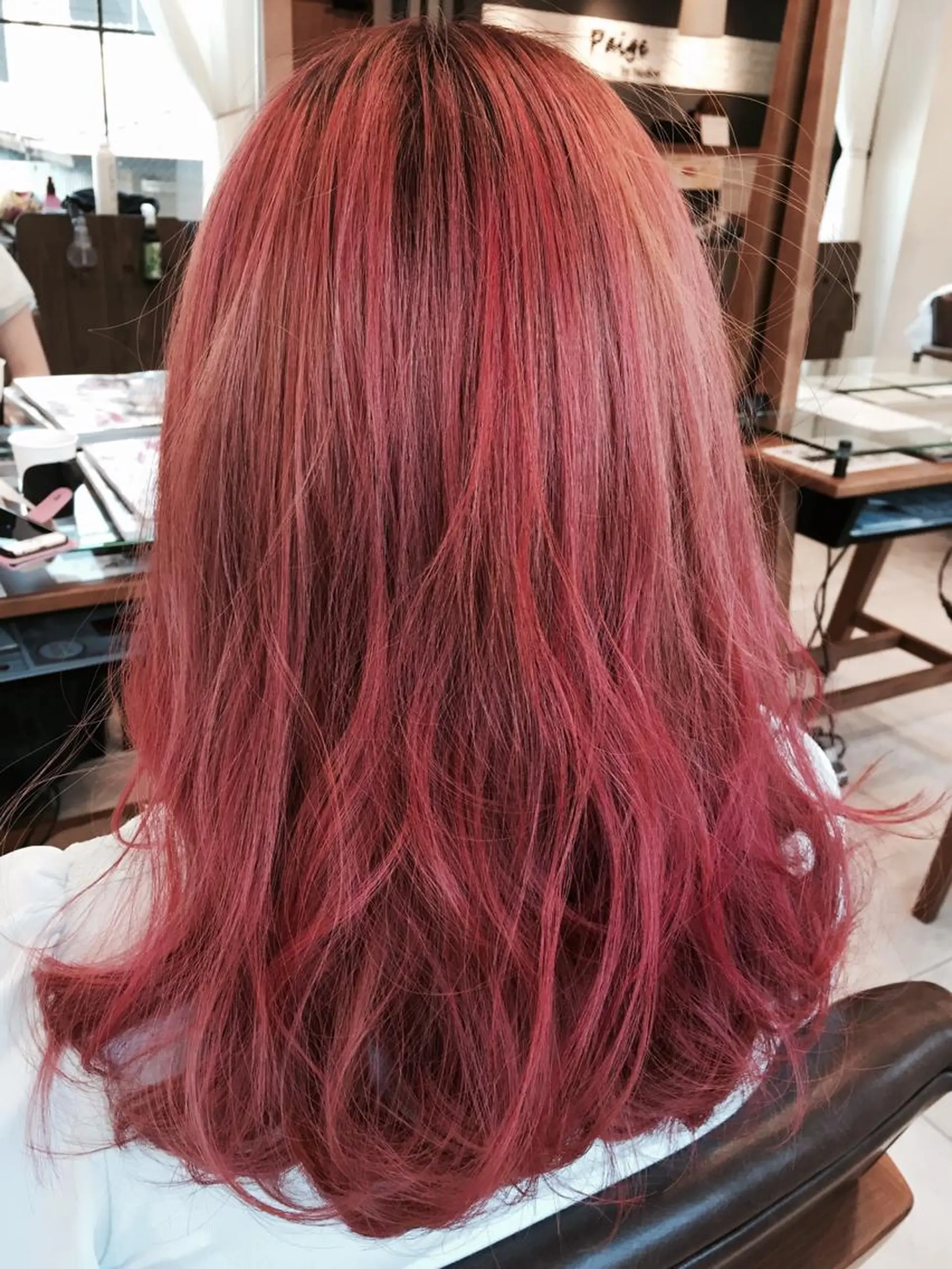 ロング カラー ハイトーンカラー ピンクカラー TOPstylist ✂️フセケイタ✂️のヘアスタイル