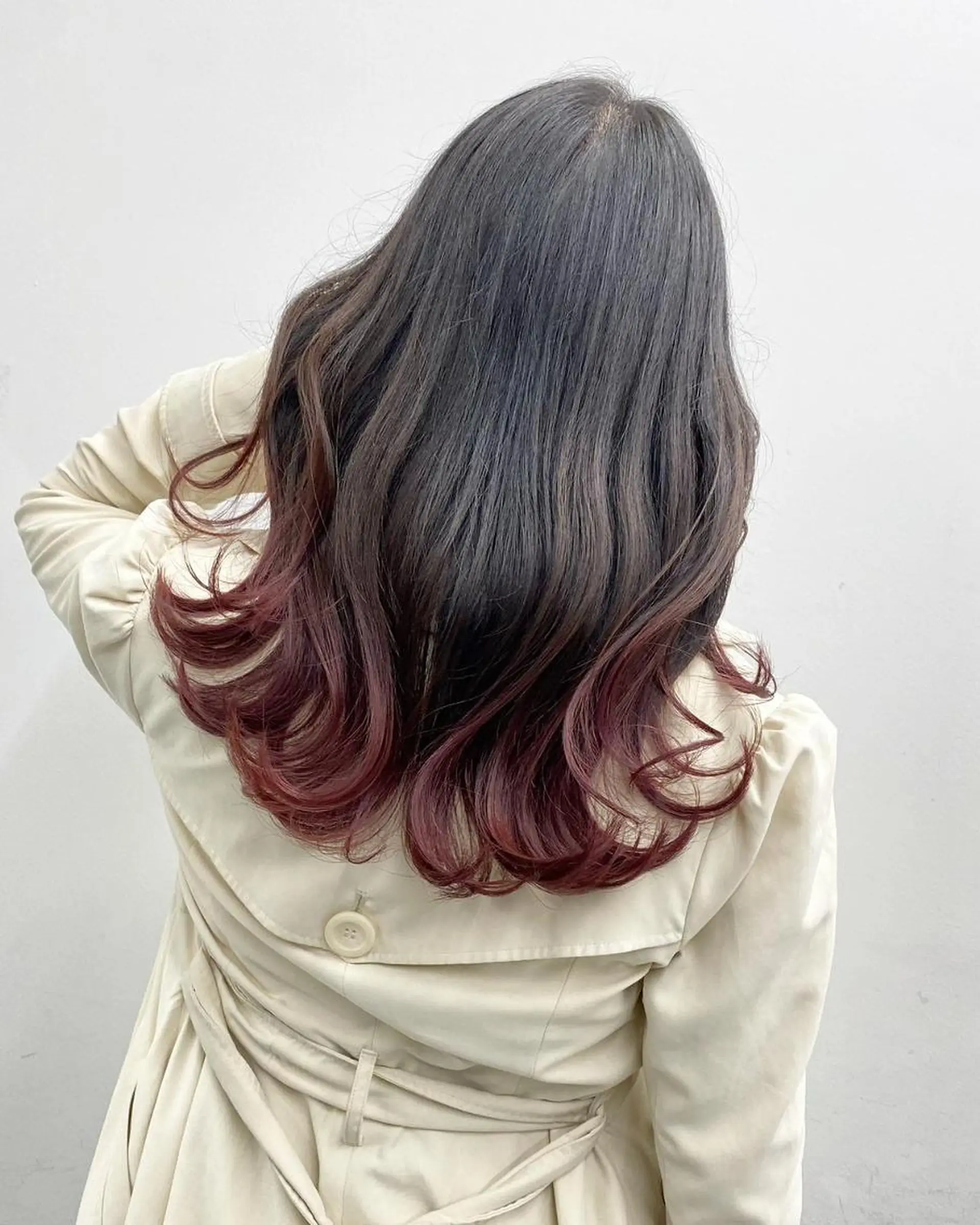 セミロング ウルフカット 公式 Ease by amble luxeのヘアスタイル