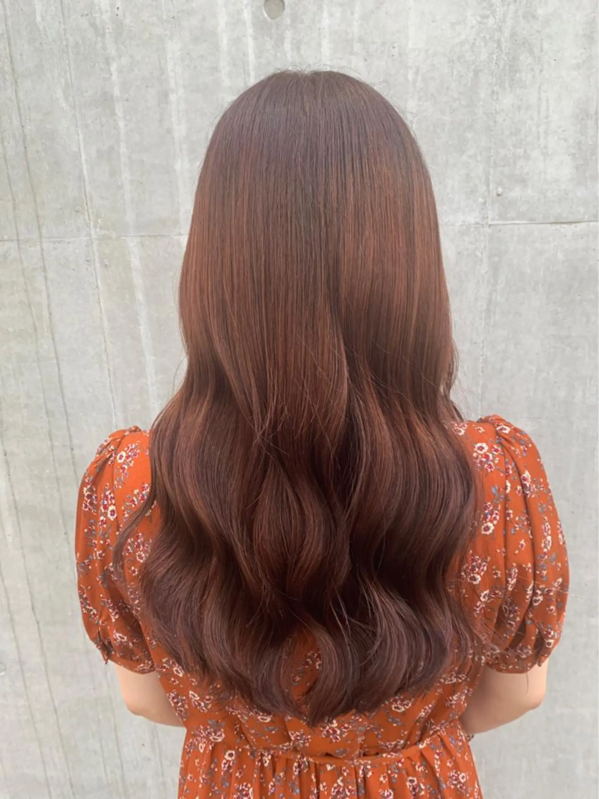 セミロング テラダ ココロのヘアスタイル