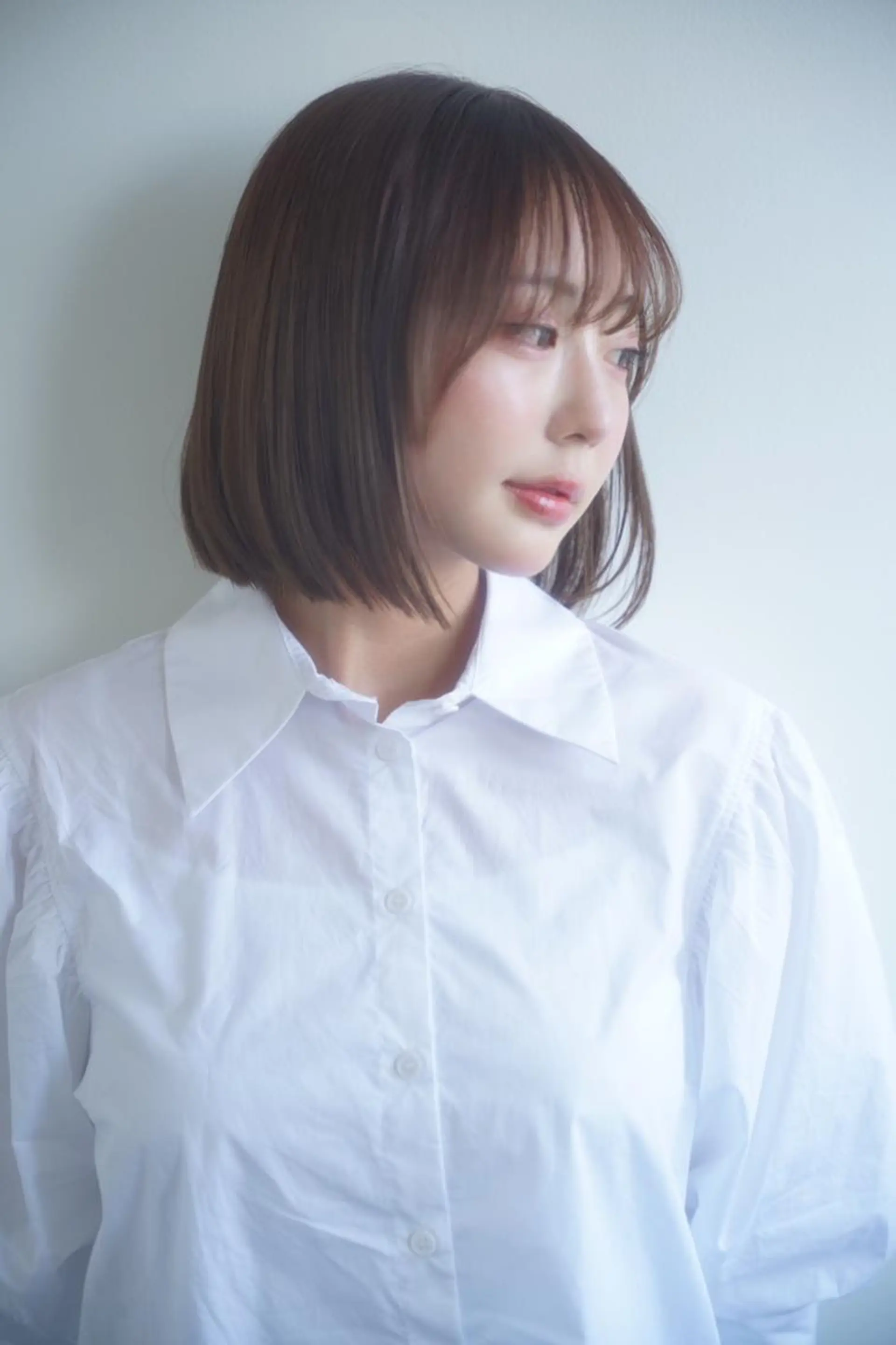 カラー パーマ ヘアアレンジ ミディアム 大石 隼也のヘアスタイル