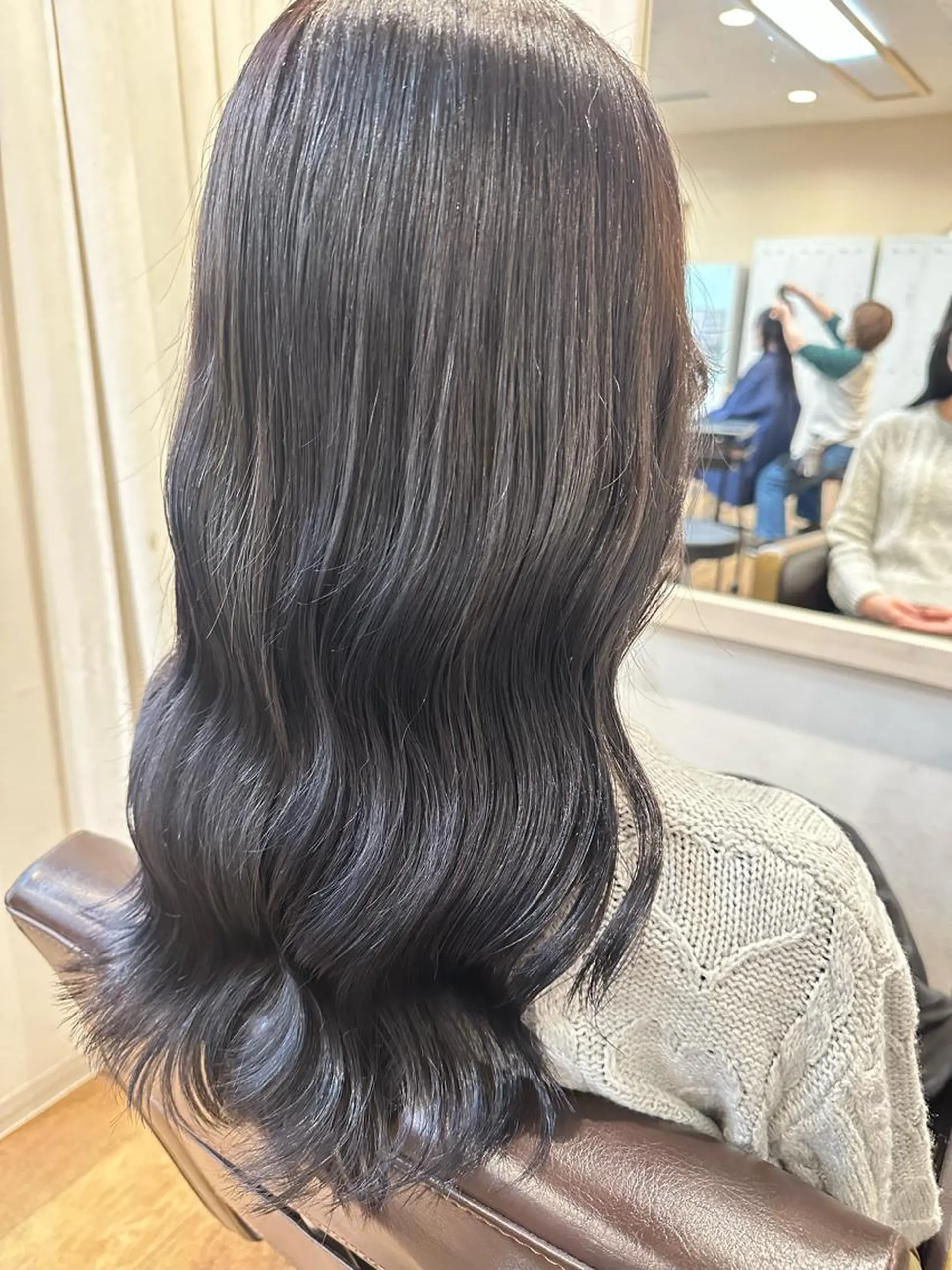 セミロング カラー 透明感カラー Naoto   ☆ number天王寺店のヘアスタイル