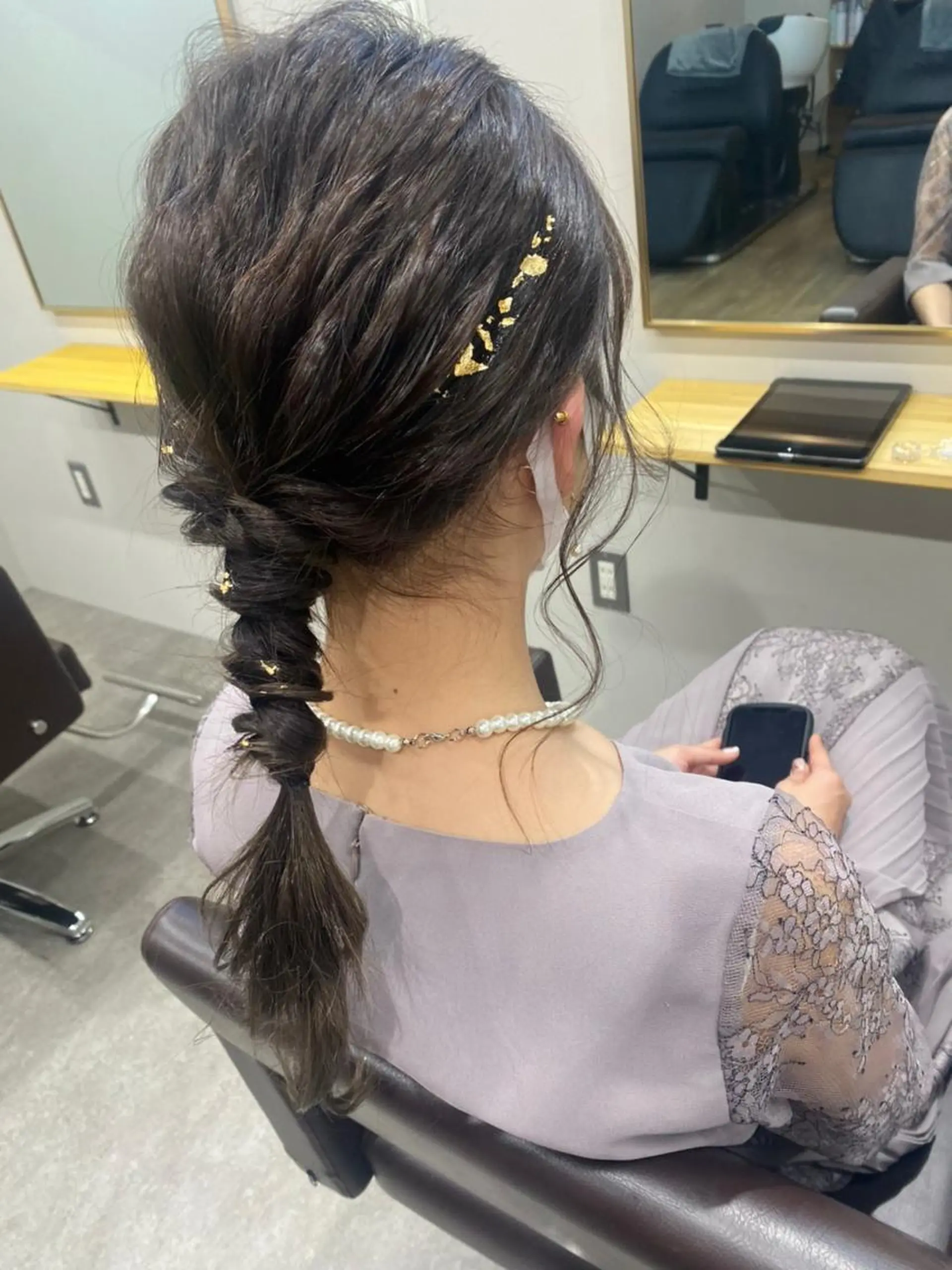 セミロング ヘアアレンジ 🫧【公式】 Lig.横浜🫧のヘアスタイル