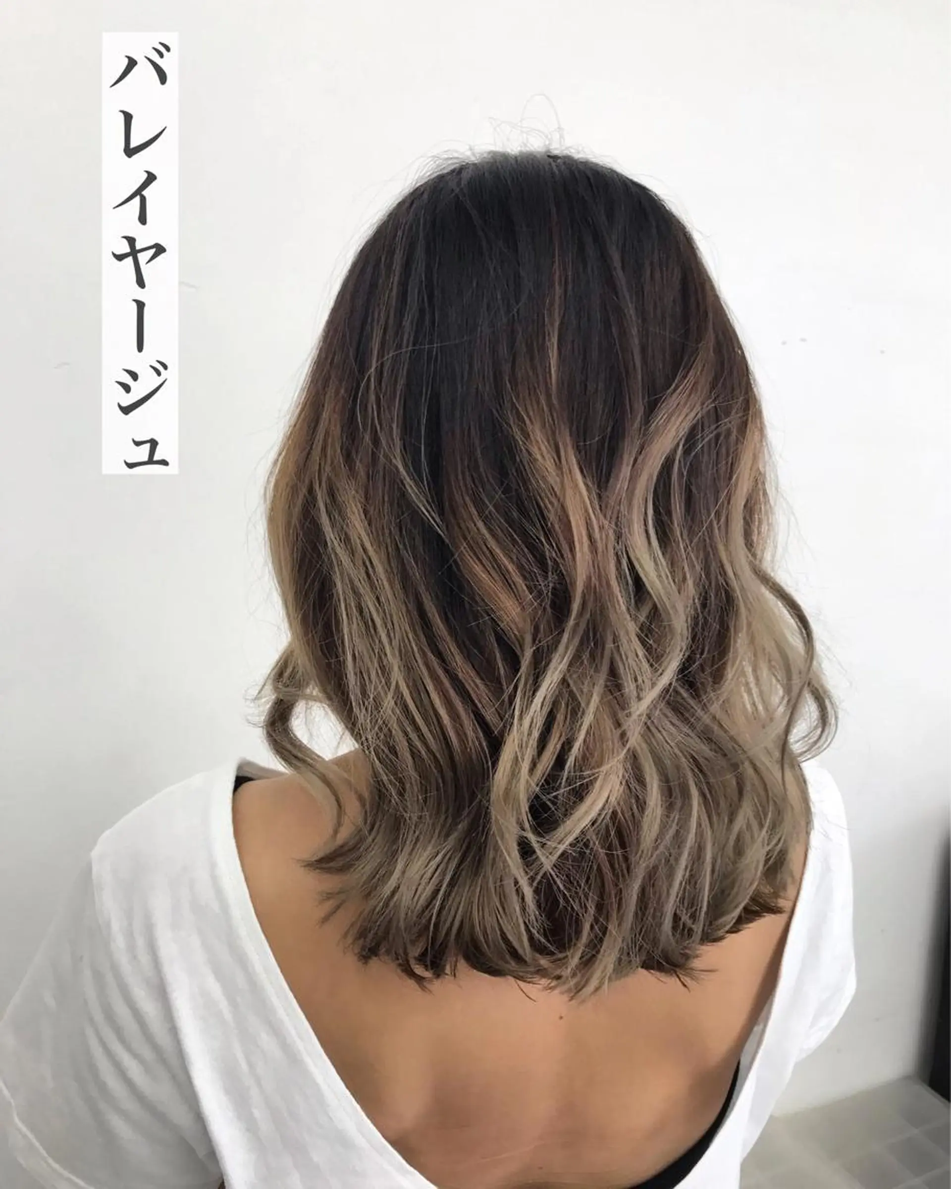 ミディアム カラー バレイヤージュ レイヤーカット 山本　尚輝 🐶ハイライト🐶のヘアスタイル