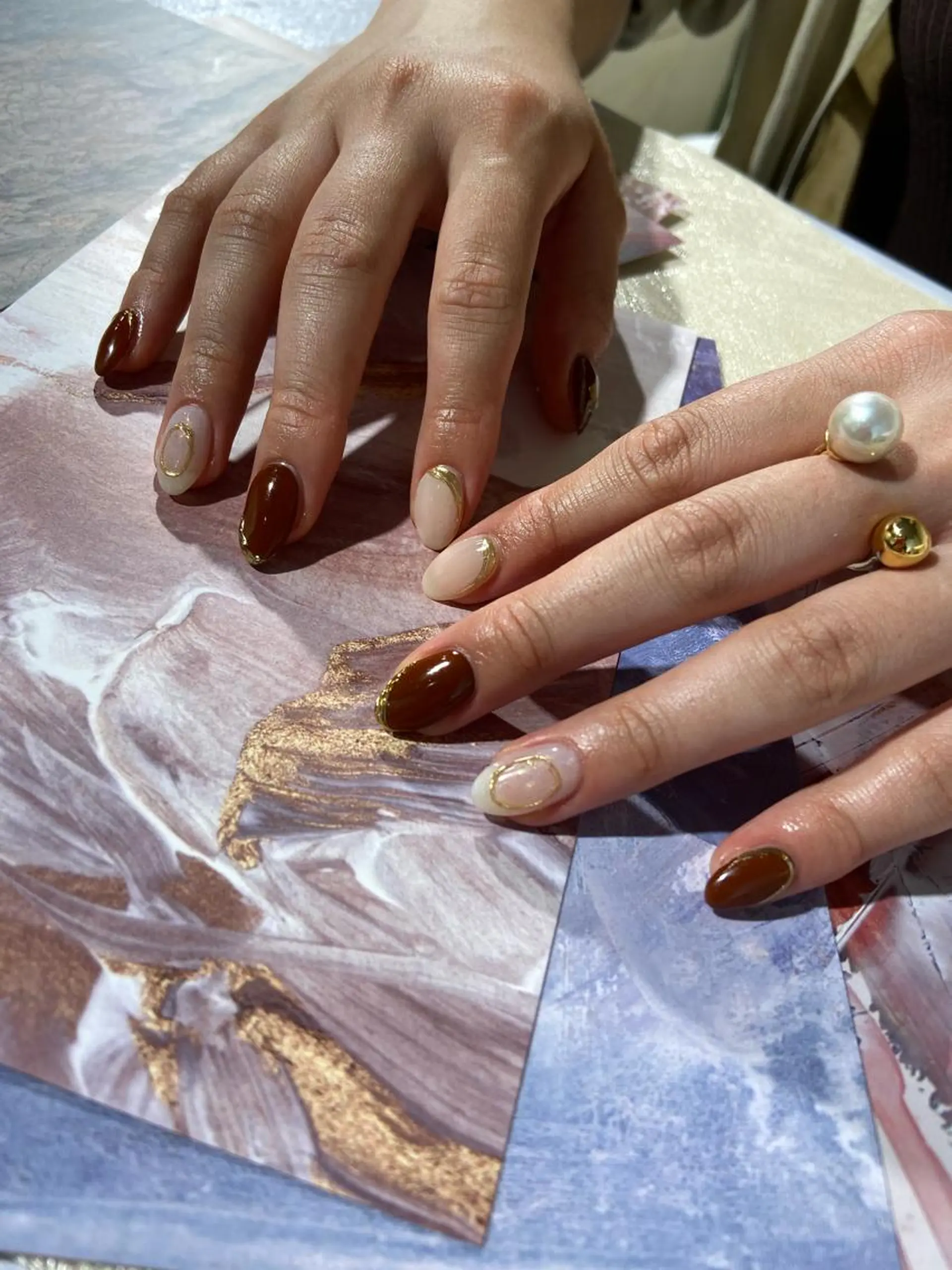 ネイル アートネイル 韓国ネイル マットネイル ミラーネイル ニュアンスネイル 🎀 D.d _nailのネイルデザイン