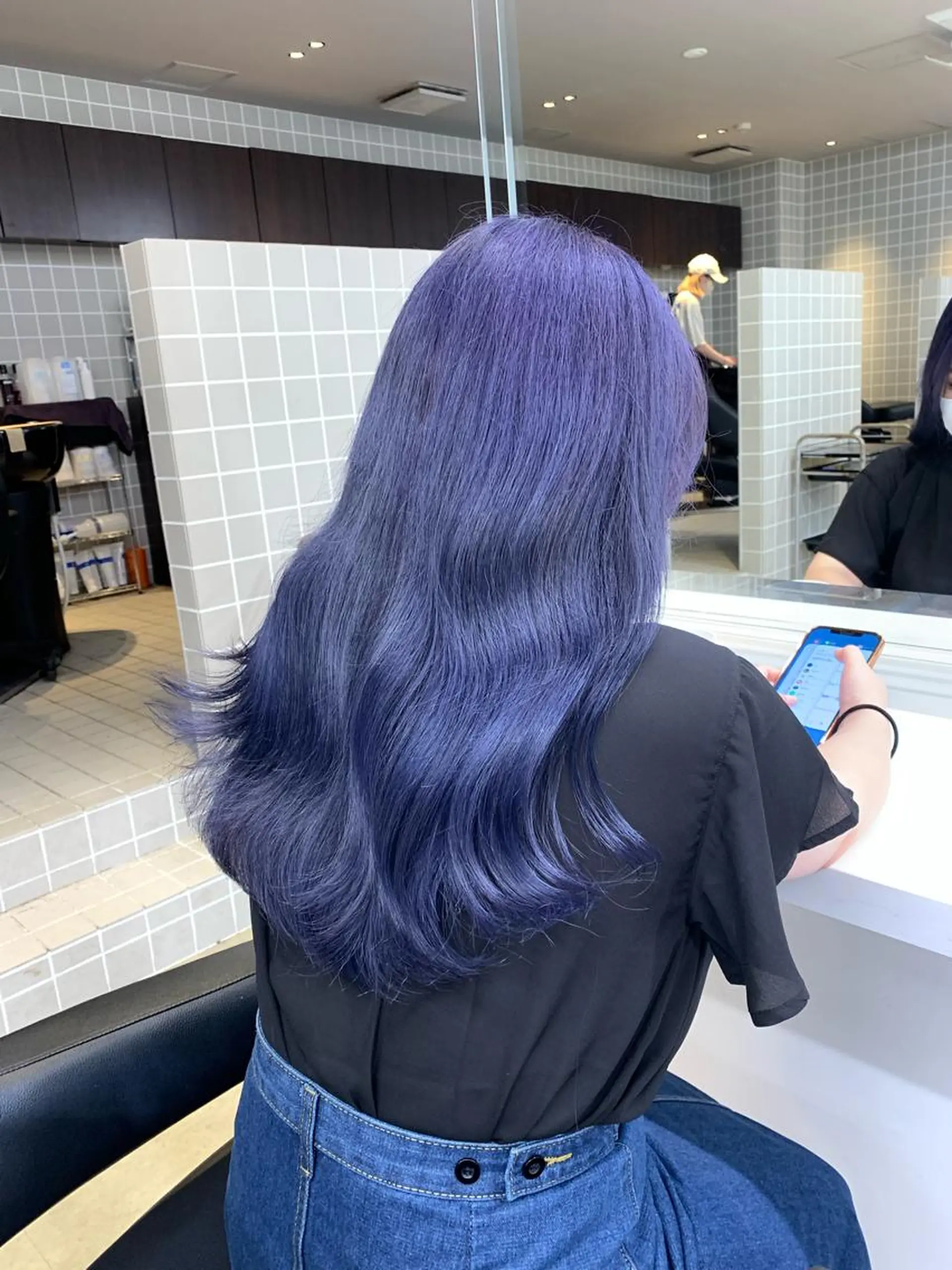 ロング ヘアカラー トリートメント ヘアセット 肌なじみベージュ 🦋azu🦋のヘアスタイル