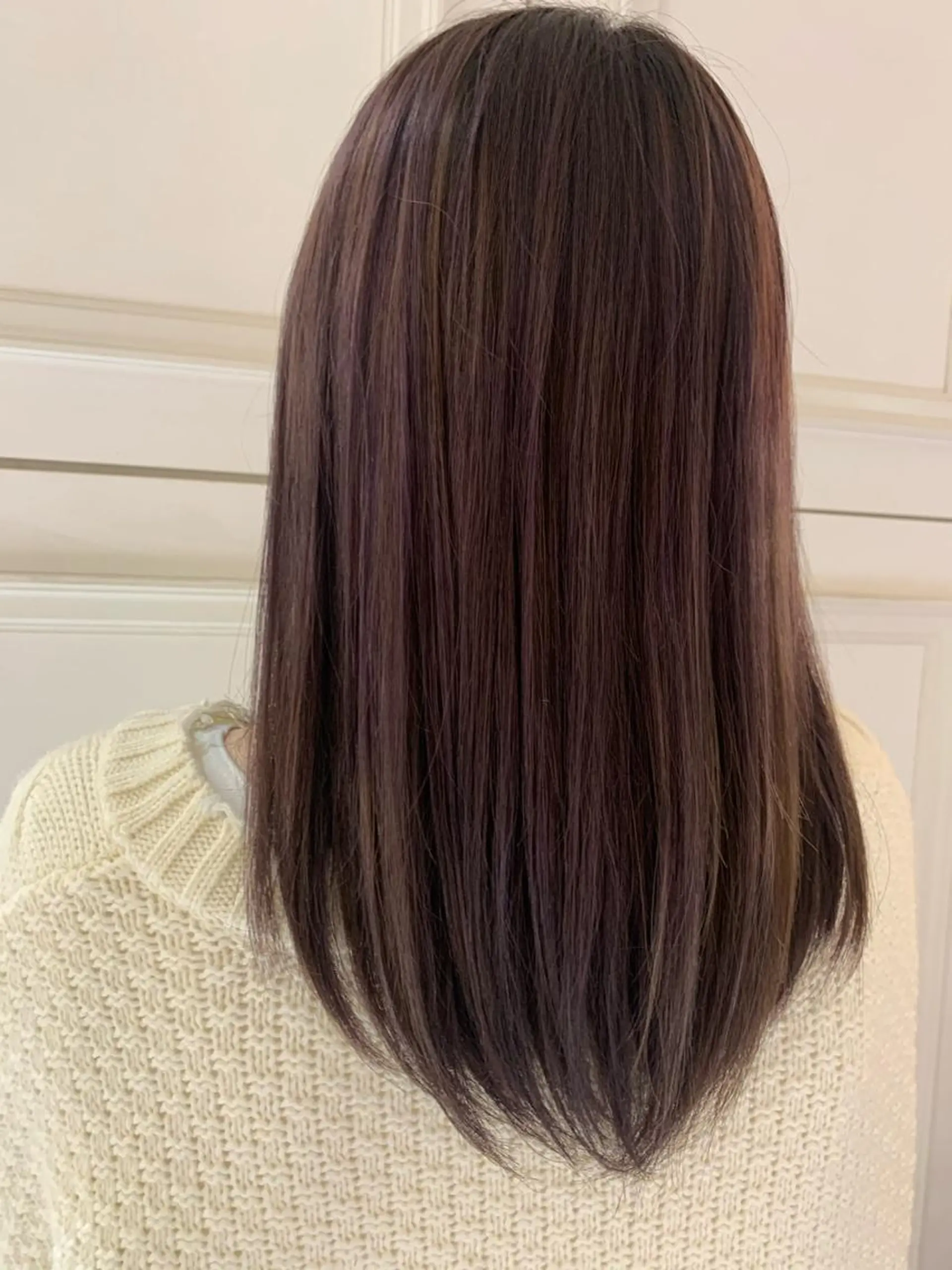 セミロング 田中 未澪のヘアスタイル