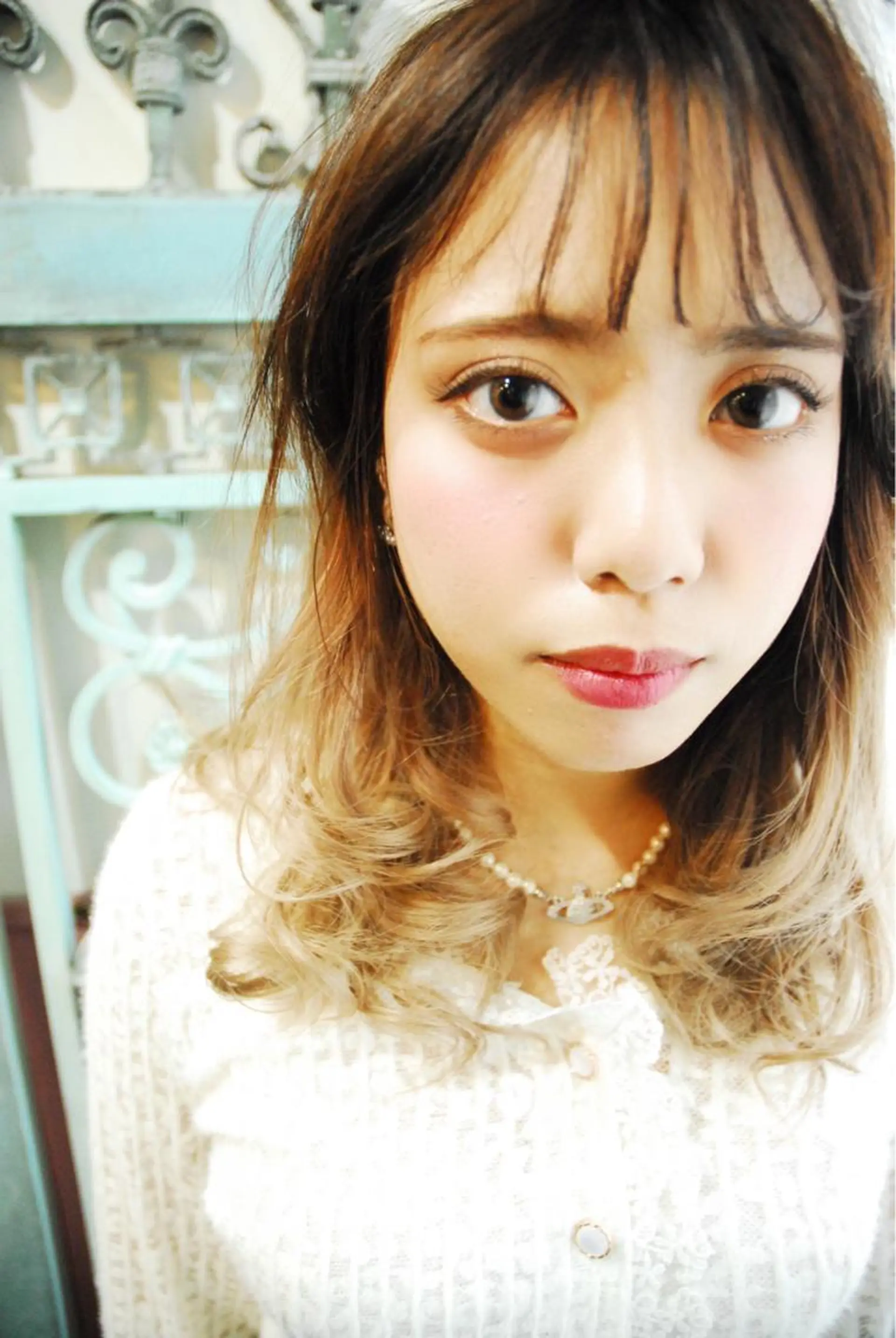 セミロング カラー パーマ ヘアアレンジ メンズ 表参道Lise おおいしおりのヘアスタイル