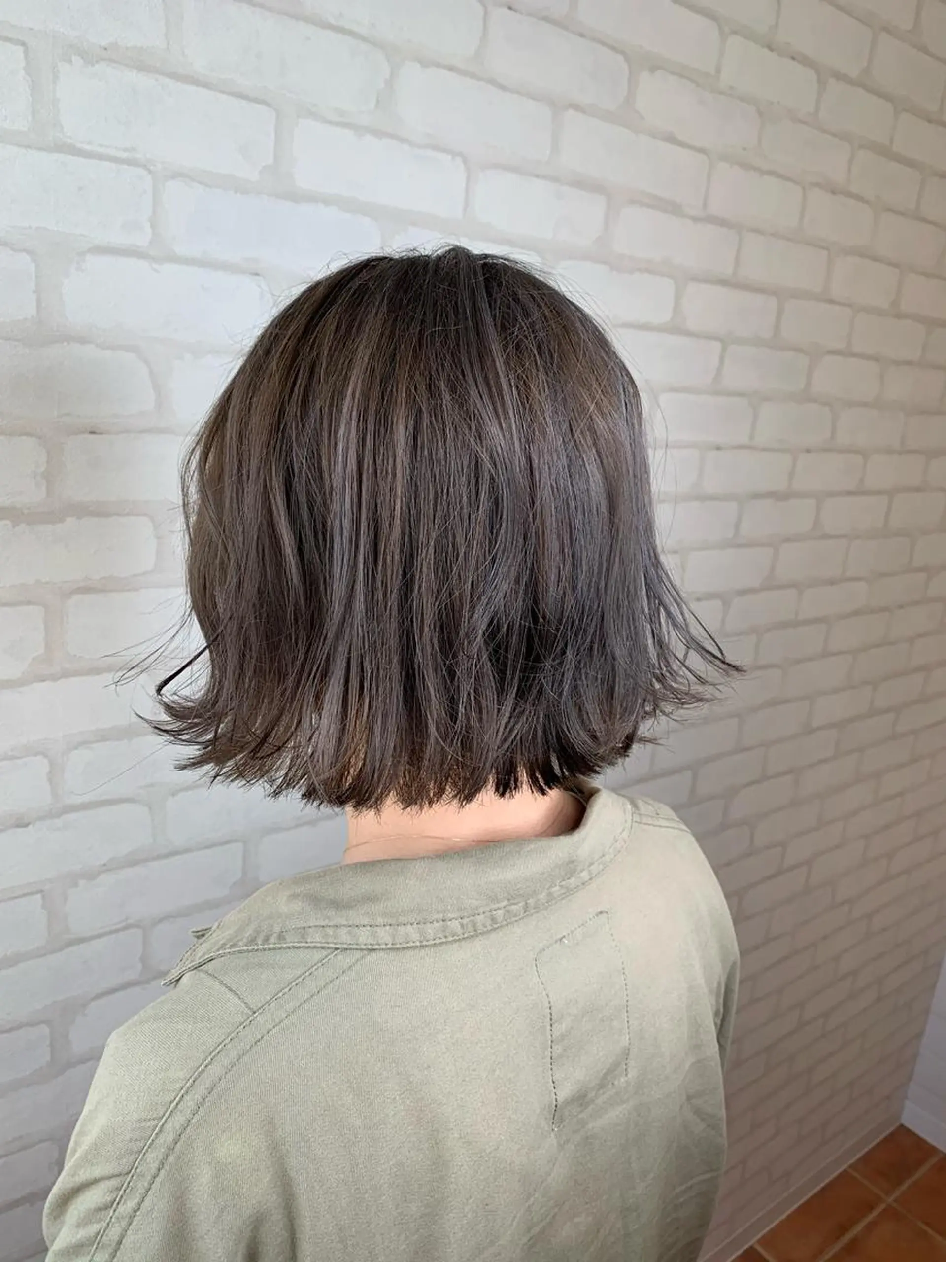 ミディアム 外国人風カラー ハイライト 学生 オルチャンヘア ✨艶髪✨透明感✨ 山内大樹のヘアスタイル