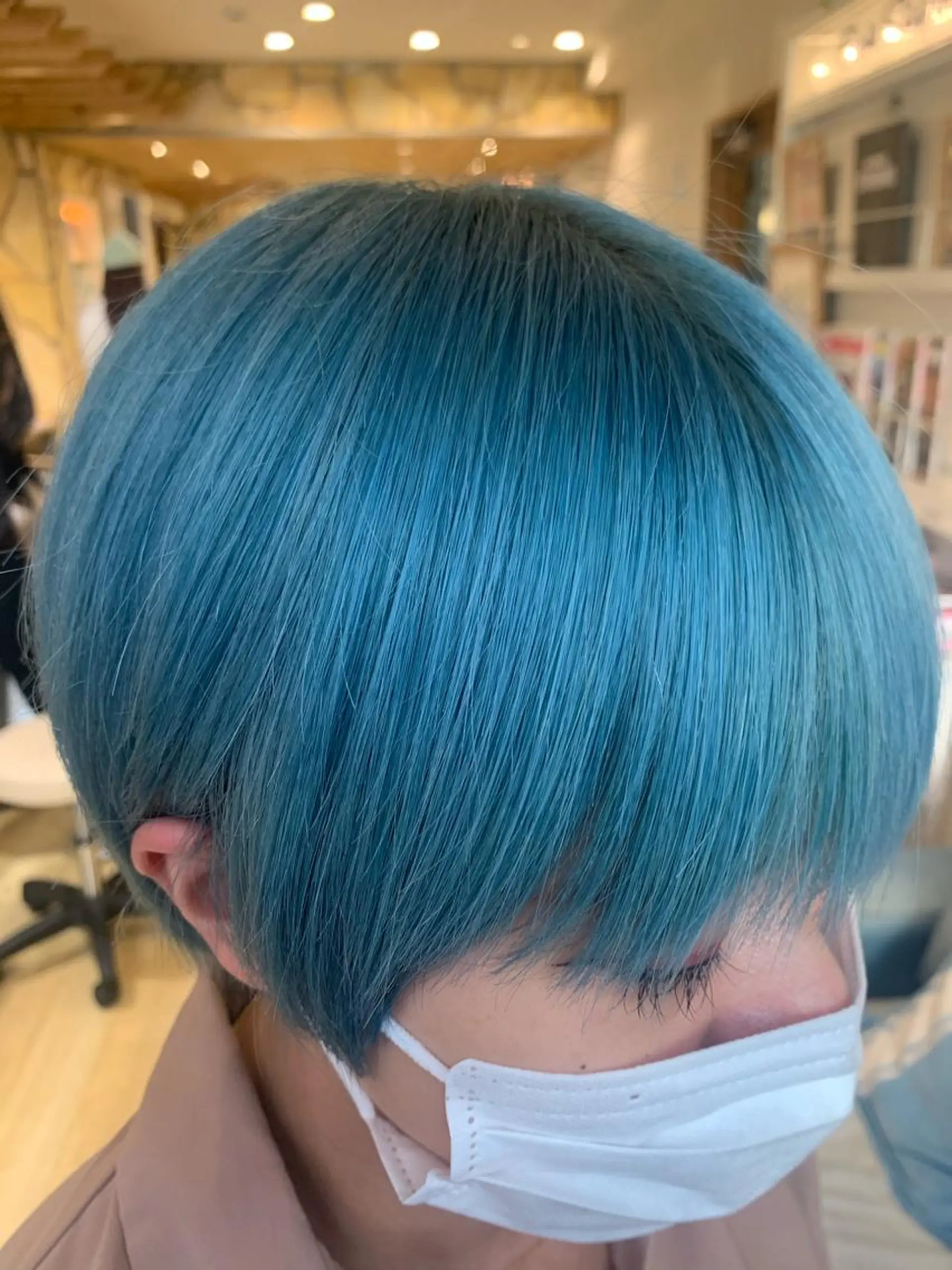 ショート ヘアカラー トリートメント 渋谷ハイトーン/ デザインカラー阿部のヘアスタイル