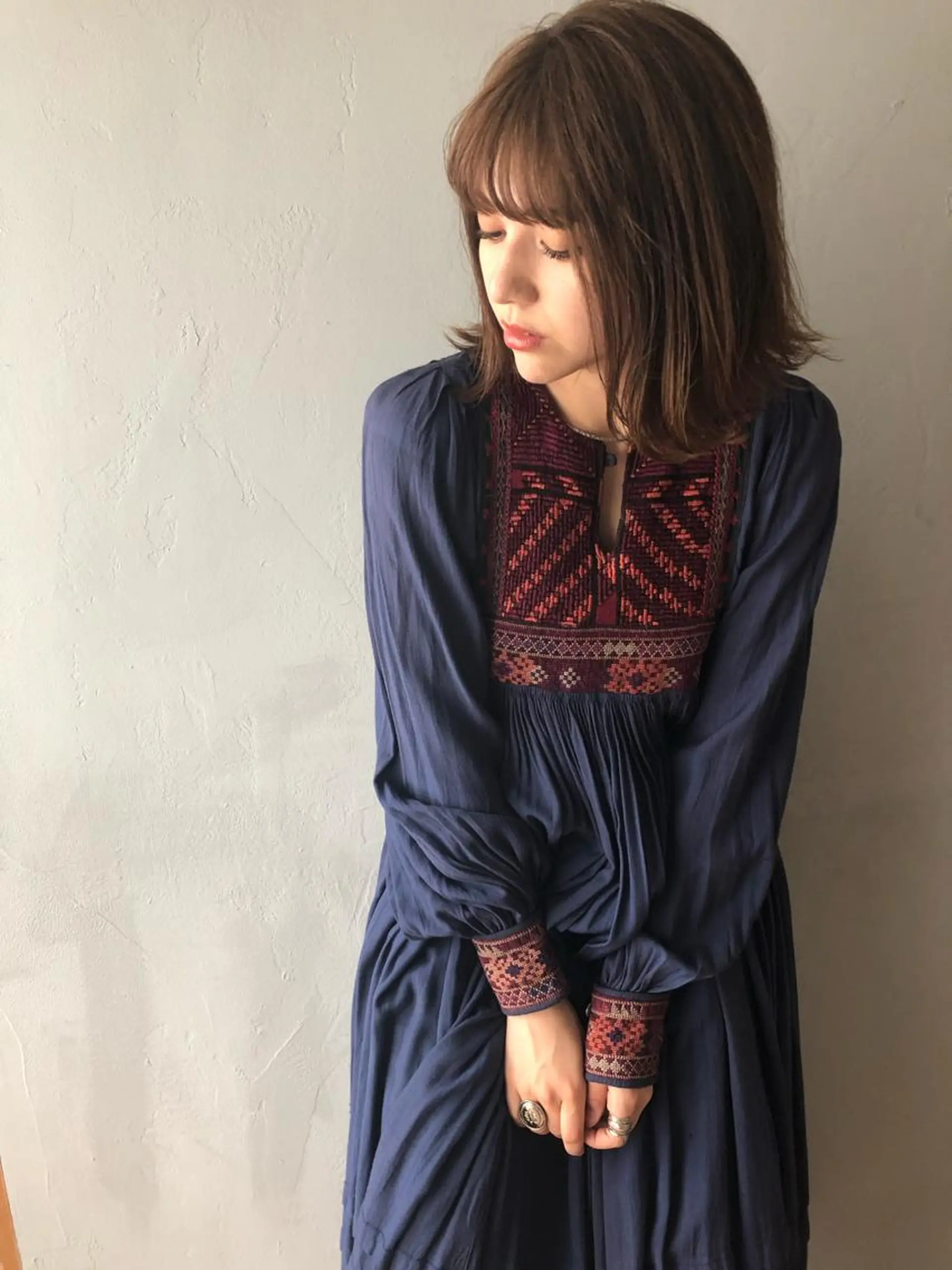 ミディアム カラー 🟩くすみカラー/ボ ブ/ショート/大司のヘアスタイル