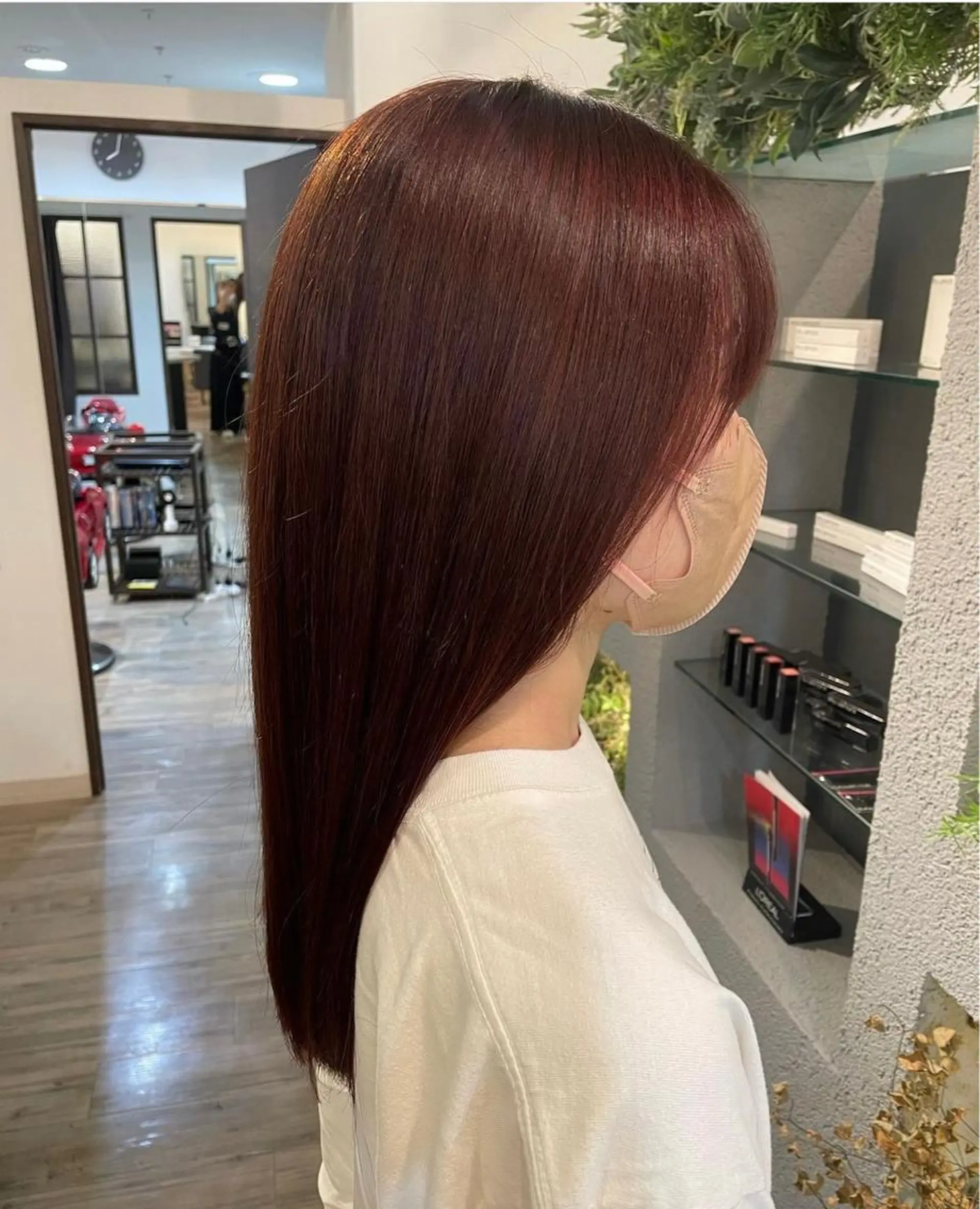 ロング VISAGE ba.sk 金子詩帆のヘアスタイル