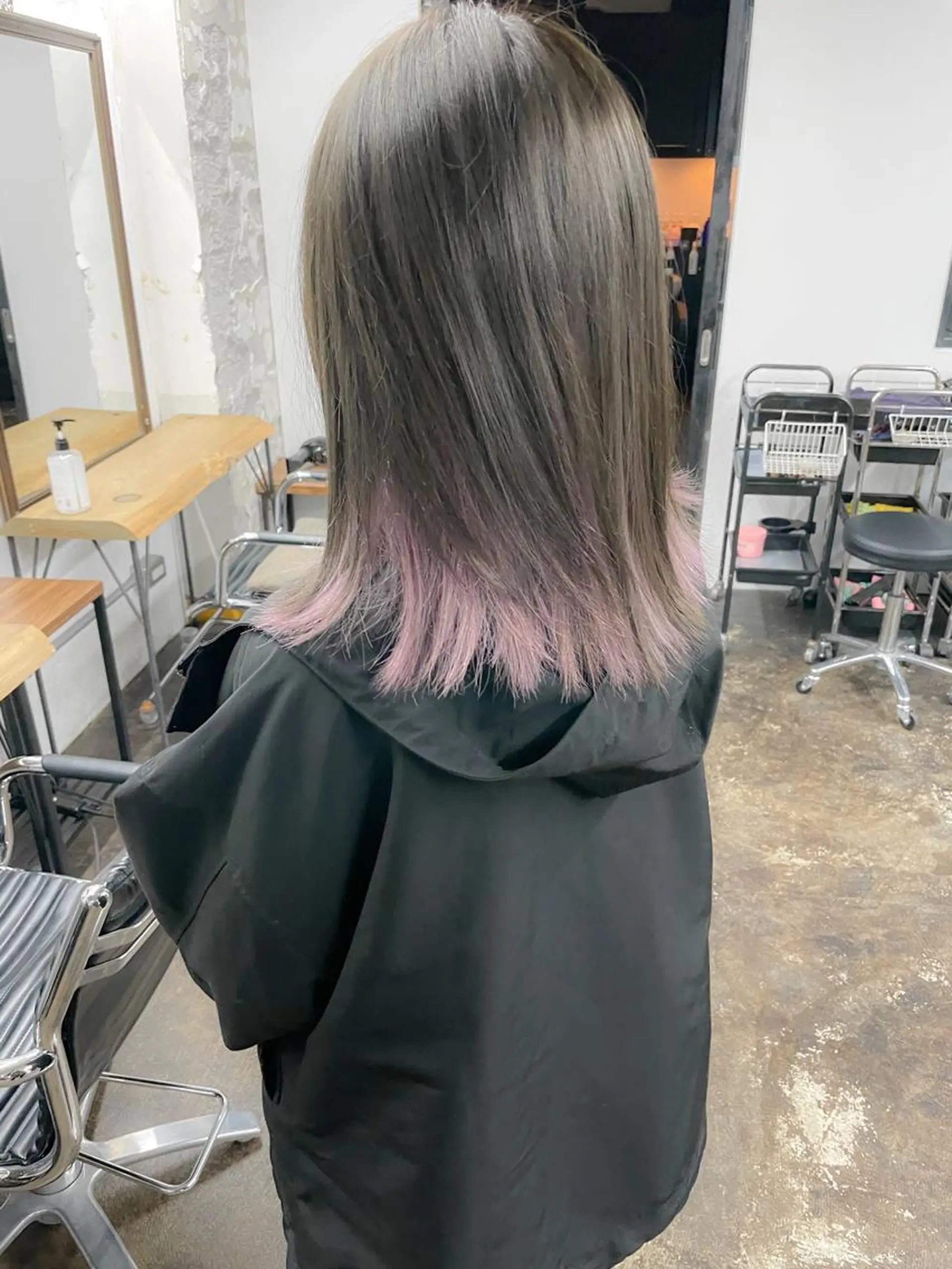 ミディアム カラー メンズパーマ メンズ特化ryoのヘアスタイル