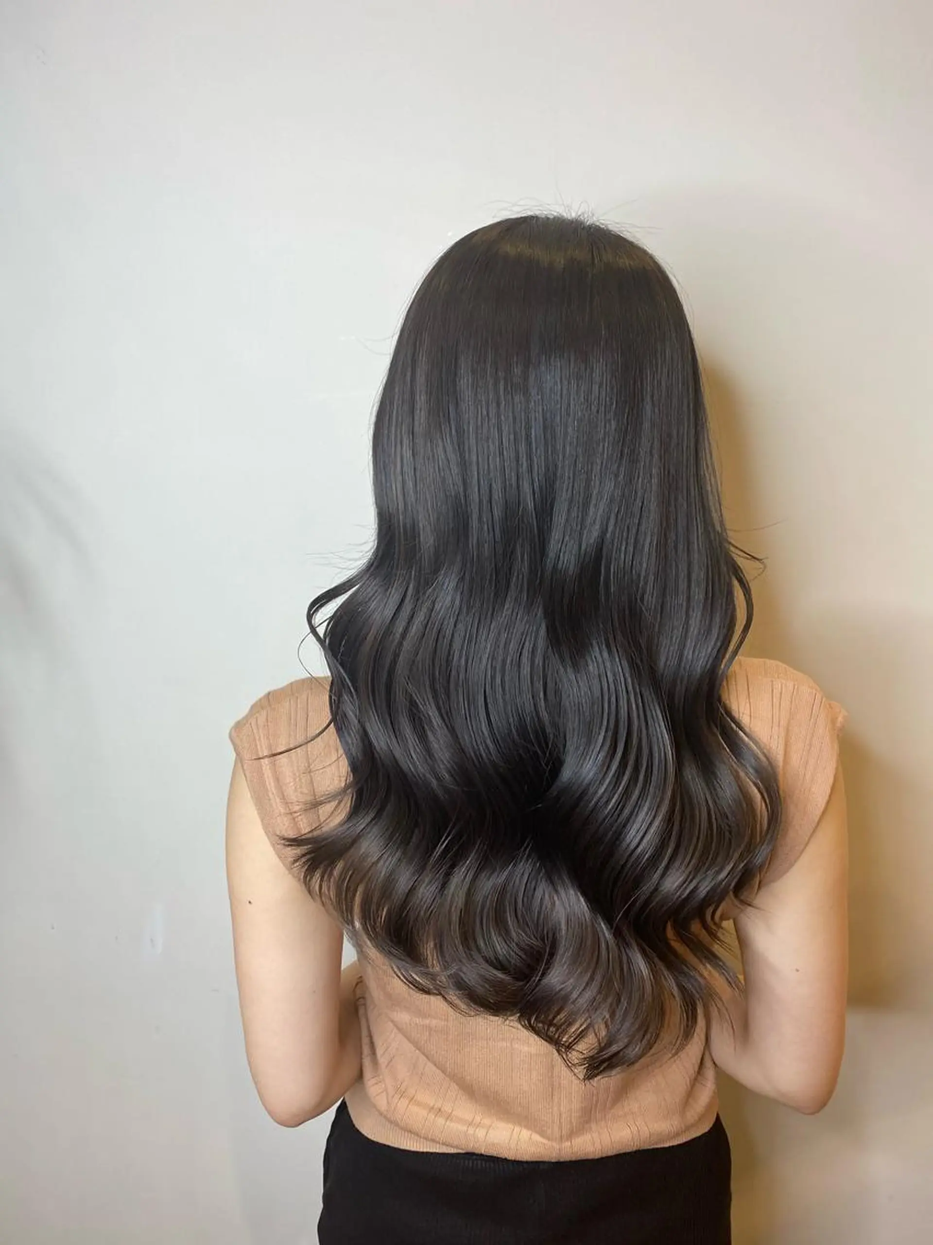 ロング カラー シールエクステ⭐️ オオミタクヤのヘアスタイル