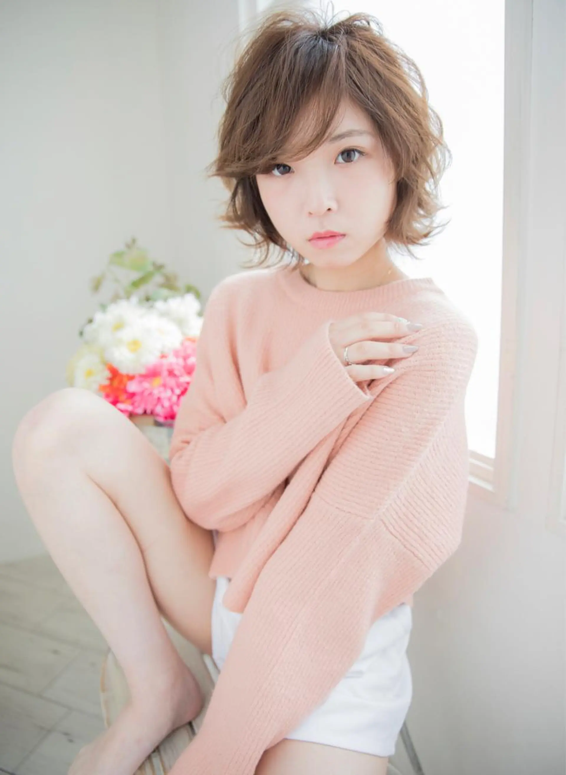 ミディアム ❄️冬の透け感カ ラー❄️HIDEKAのヘアスタイル