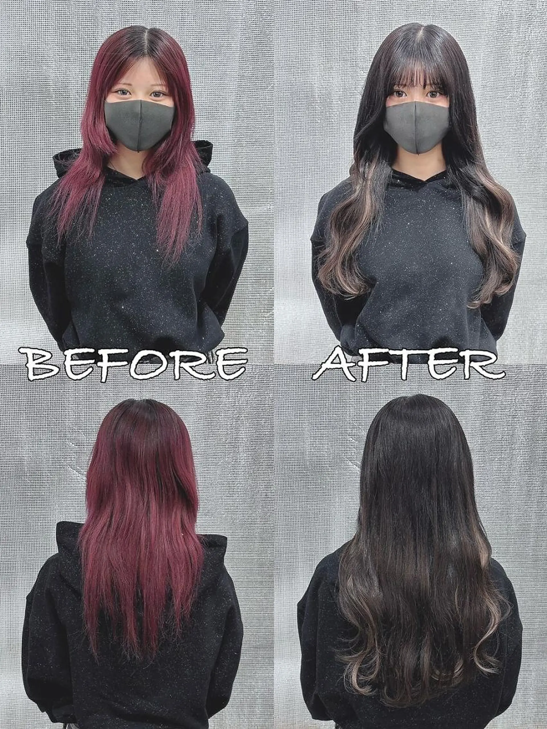 ロング カラー ヘアアレンジ シールエクステ バレイヤージュ ブリーチ ケアブリーチ ダブルカラー LIP 大阪本店 エクステ 堀谷和孝のヘアスタイル