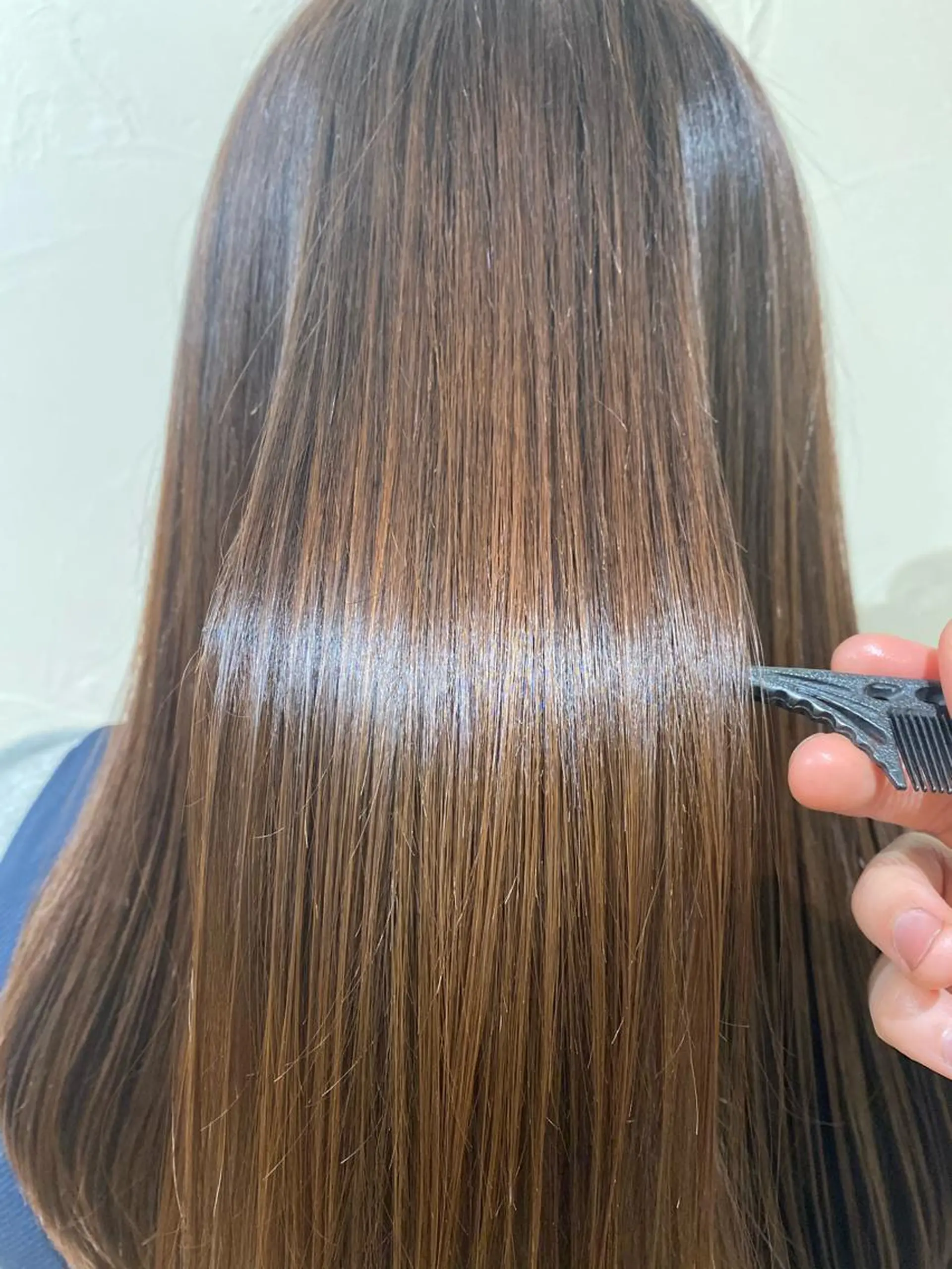 セミロング 髪質改善 トリートメント 向井 涼太朗のヘアスタイル